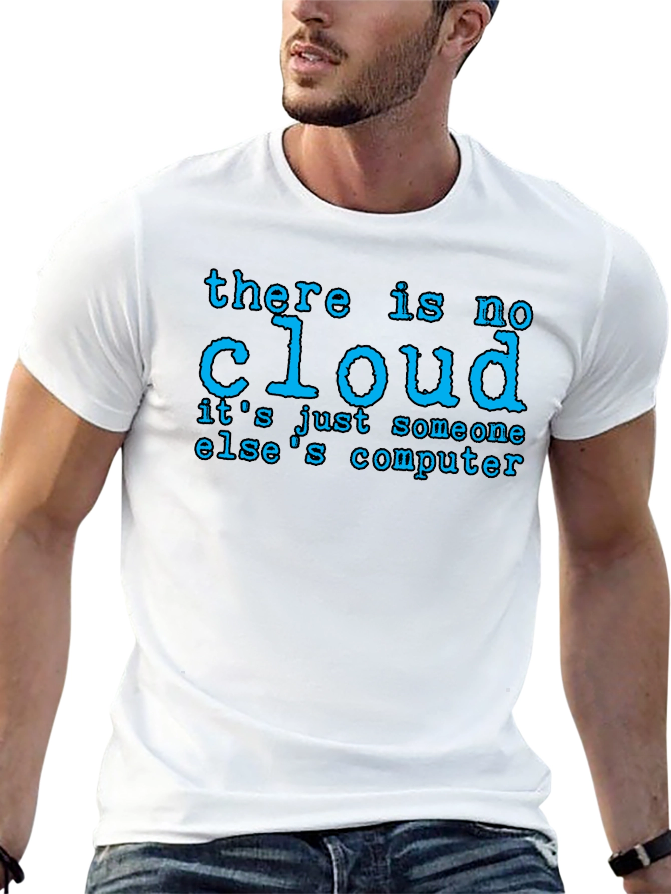 There Is No Cloud Black T-Shirt