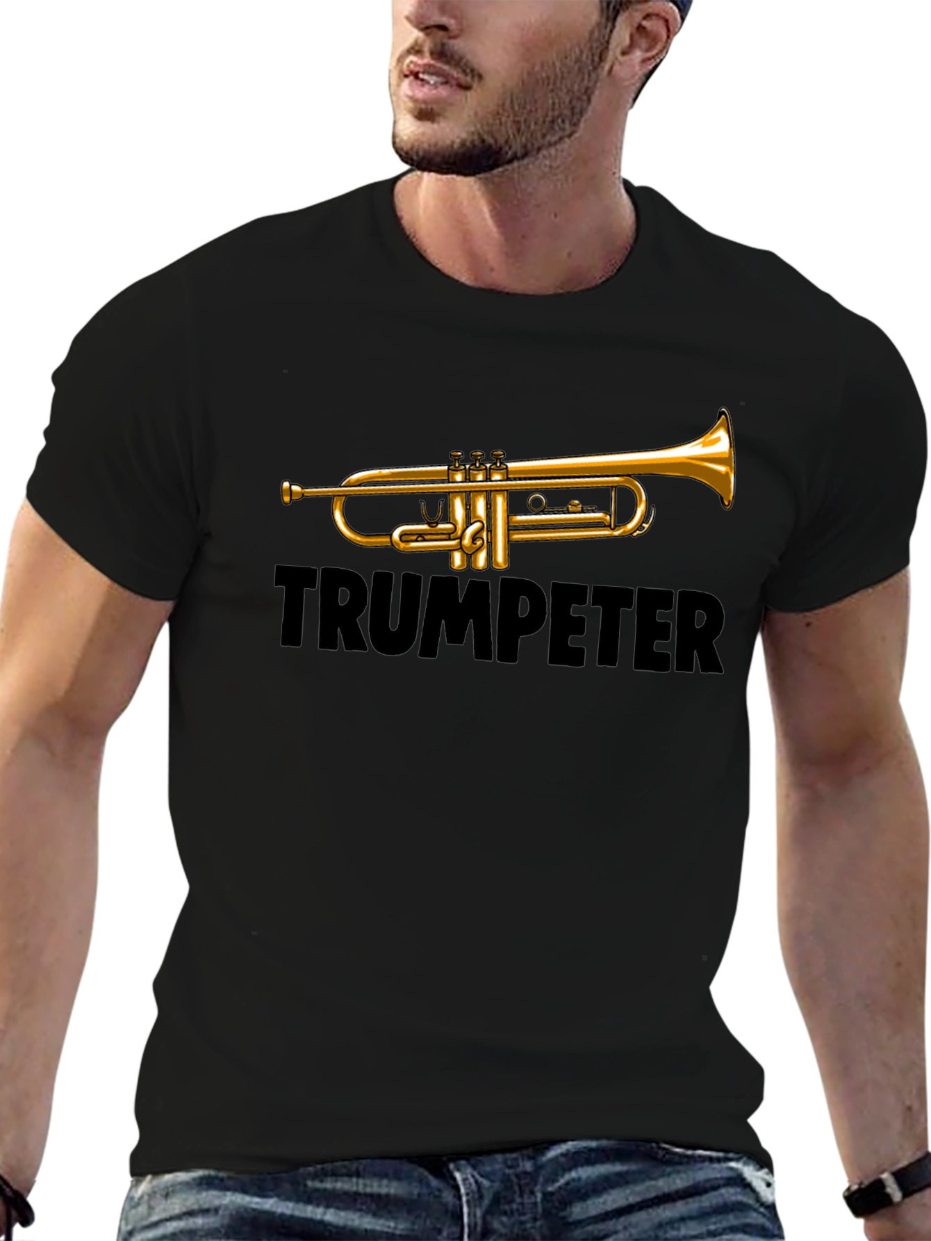 Trumpeter T-Shirt: Musical Instrument Tee