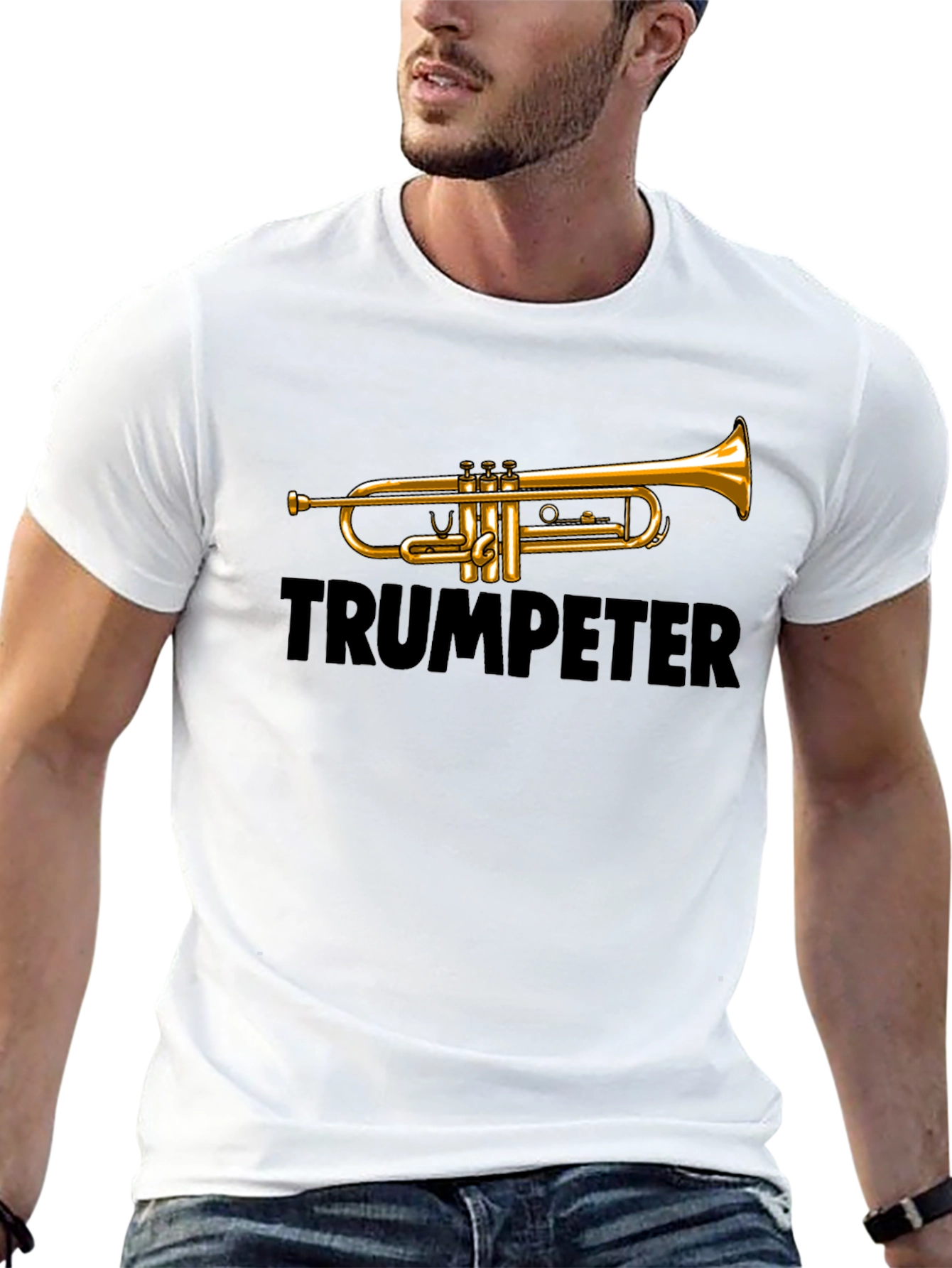 Trumpeter T-Shirt: Musical Instrument Tee