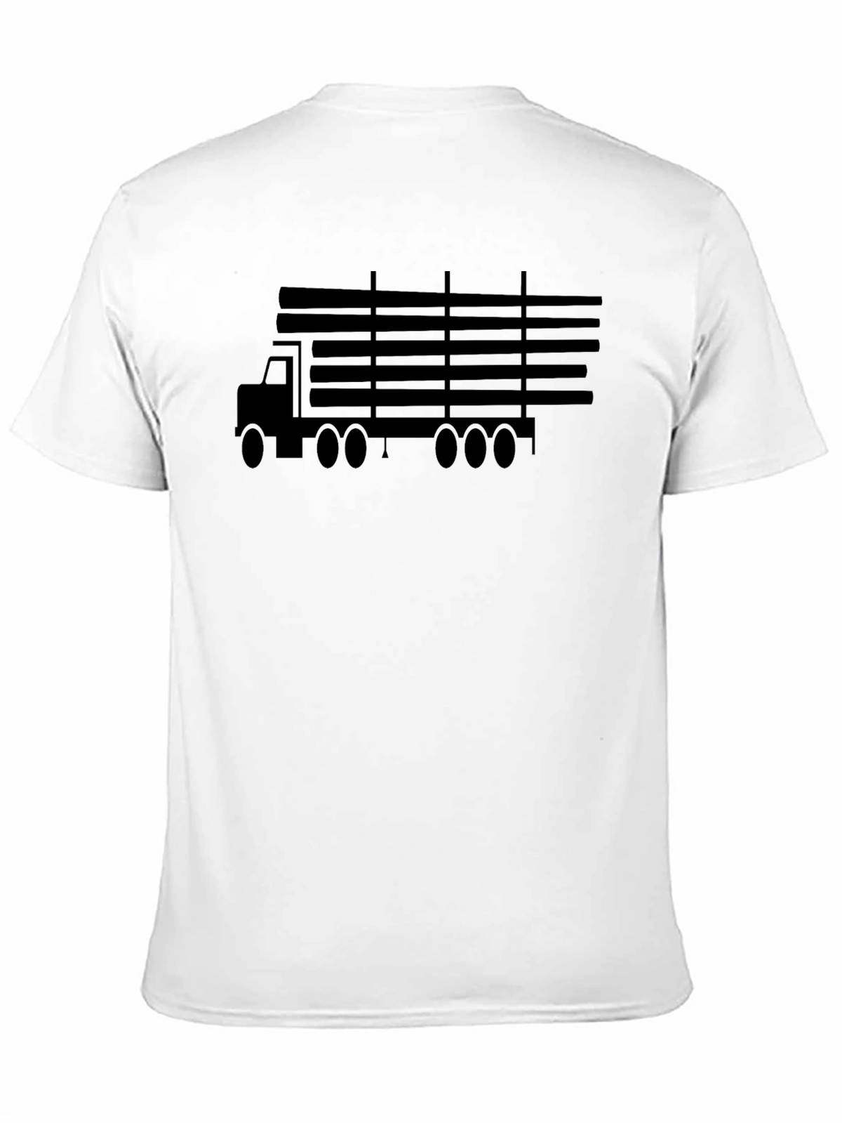 Trucking Life Graphic Tee - Black Cotton T-Shirt