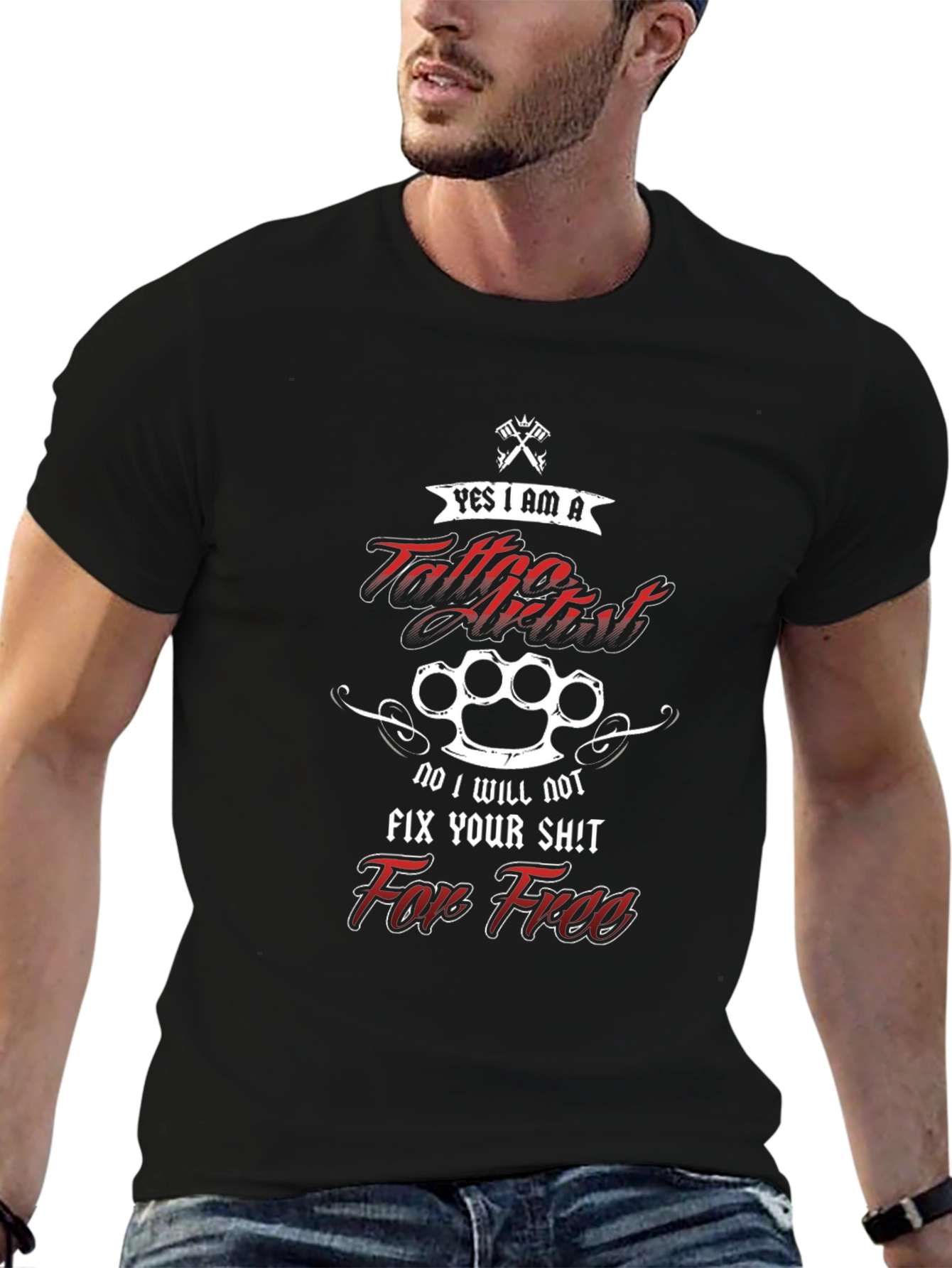 Tattoo Artist Graphic T-Shirt - Humor Tee