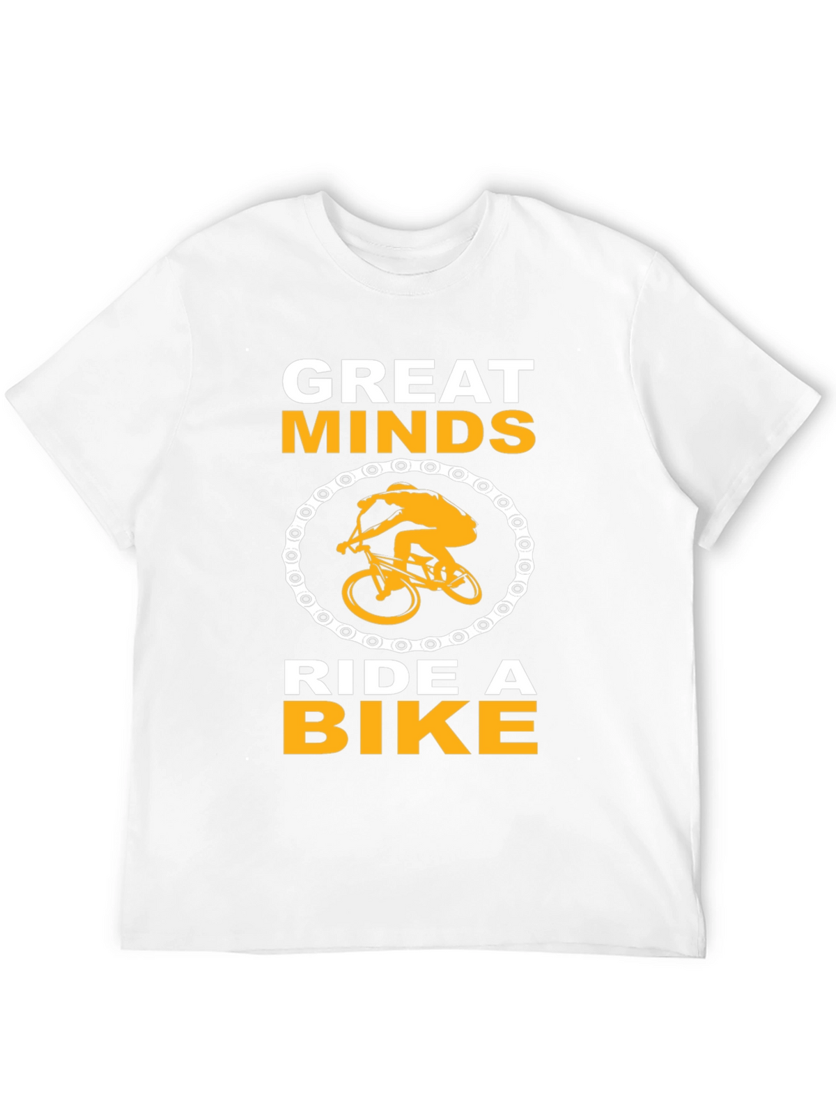 Great Minds Ride a Bike Black T-Shirt