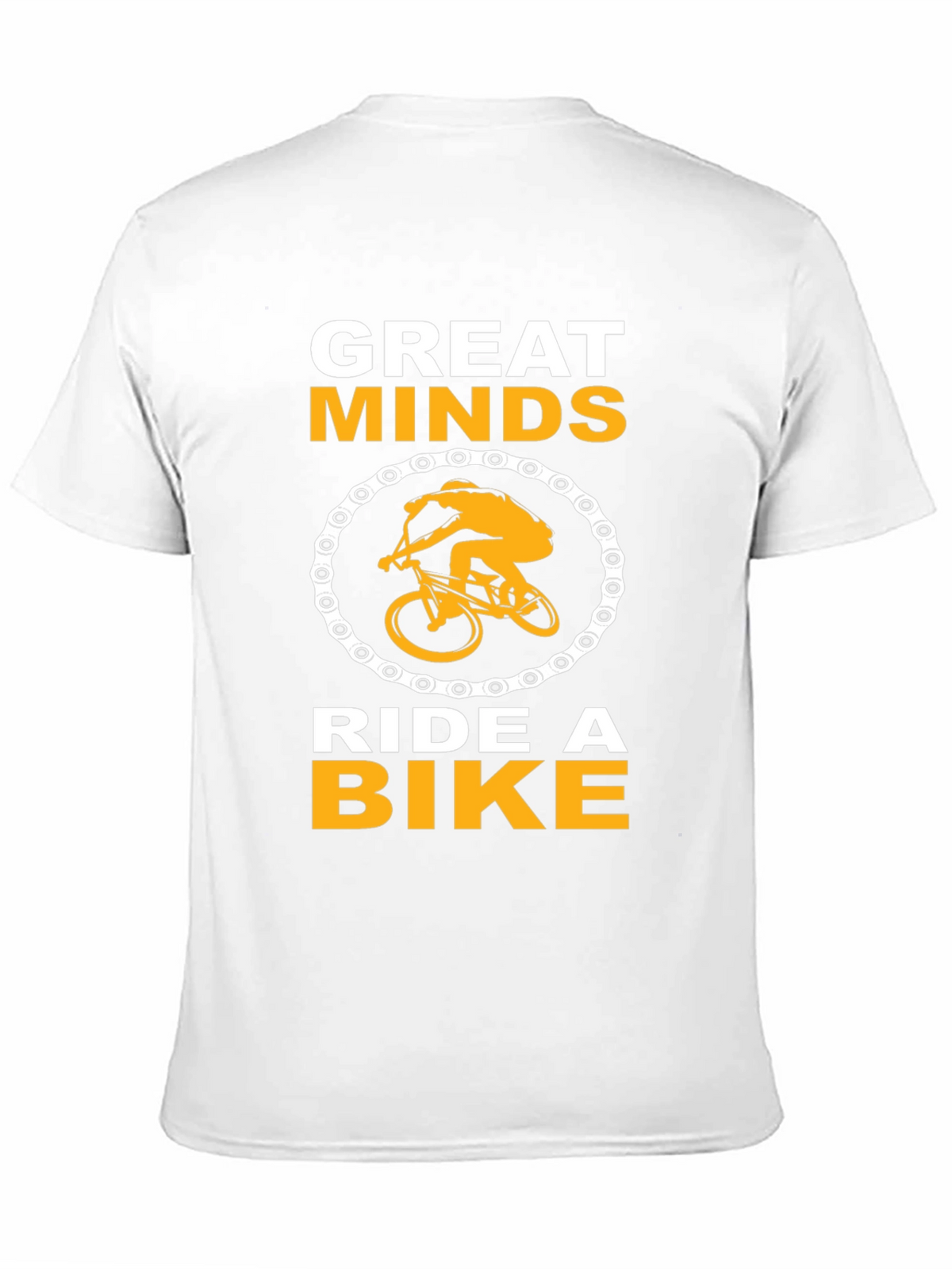 Great Minds Ride a Bike Black T-Shirt