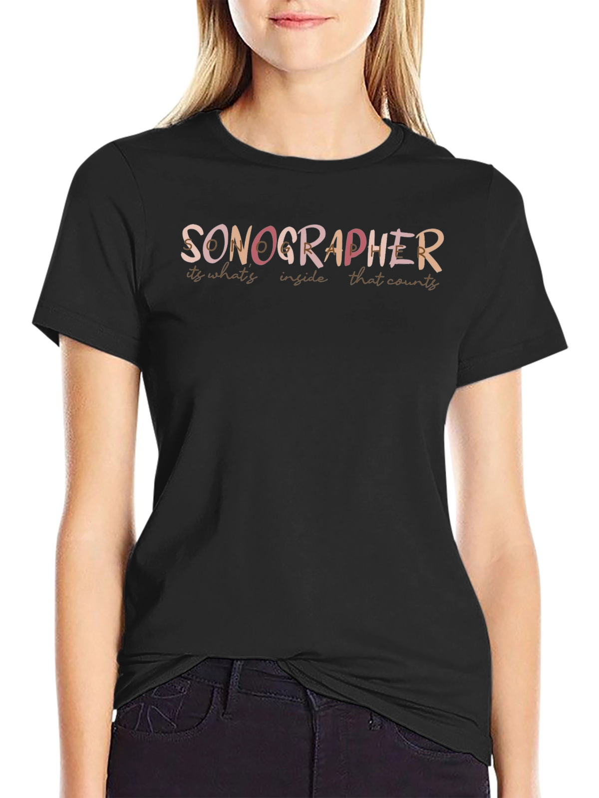 Sonographer Graphic T-Shirt - Its Whats Inside That Counts