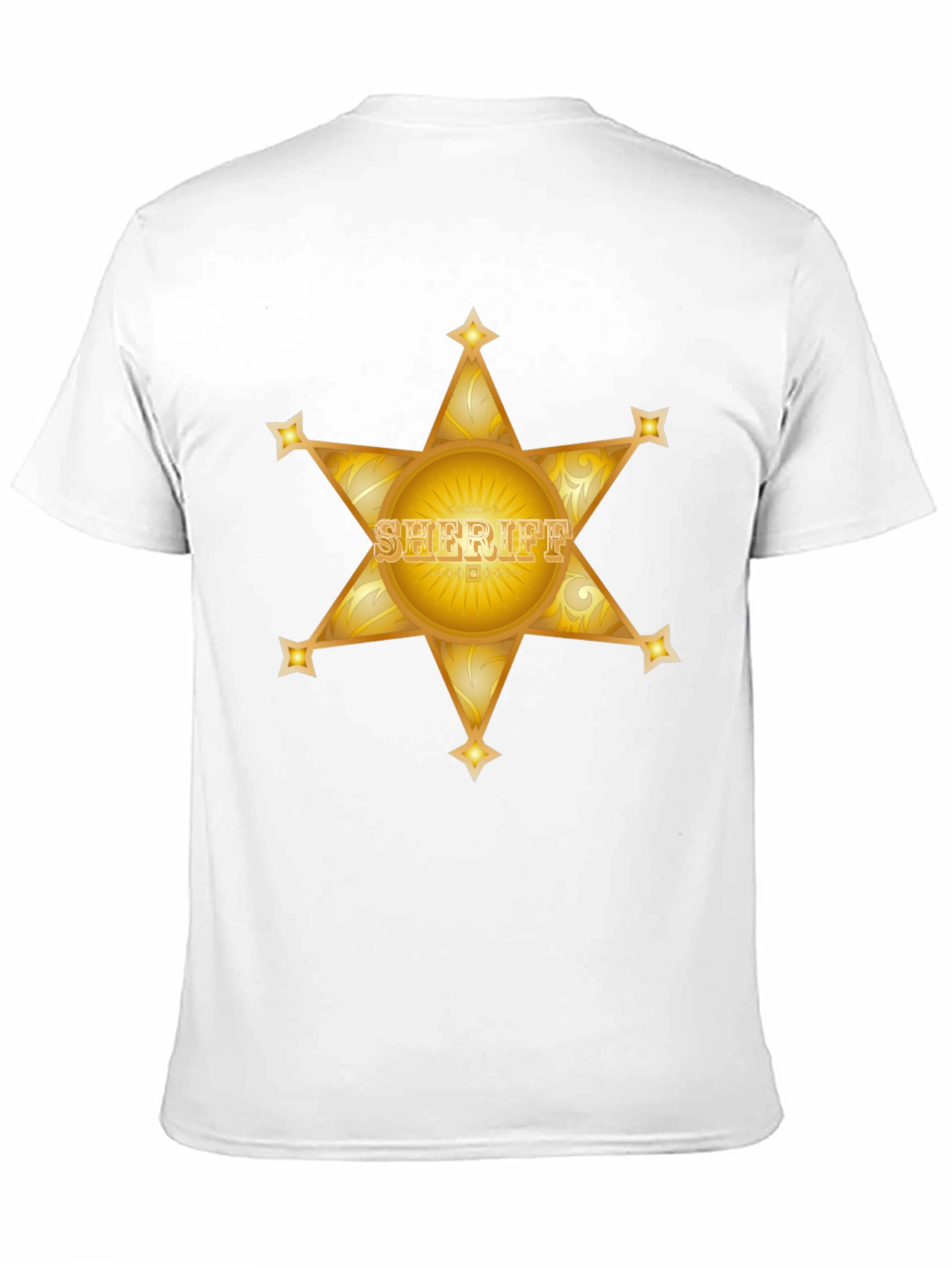 Sheriff Star Black T-Shirt