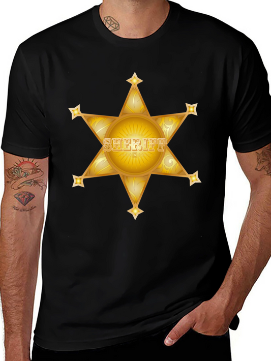 Sheriff Star Black T-Shirt