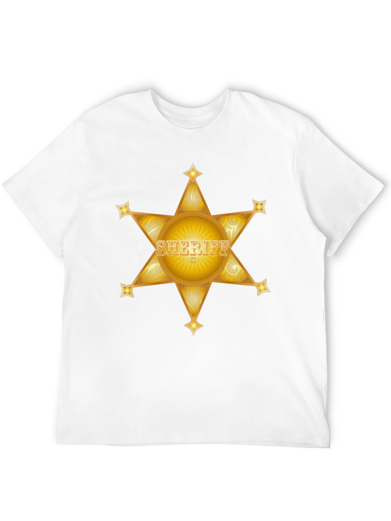 Sheriff Star Black T-Shirt