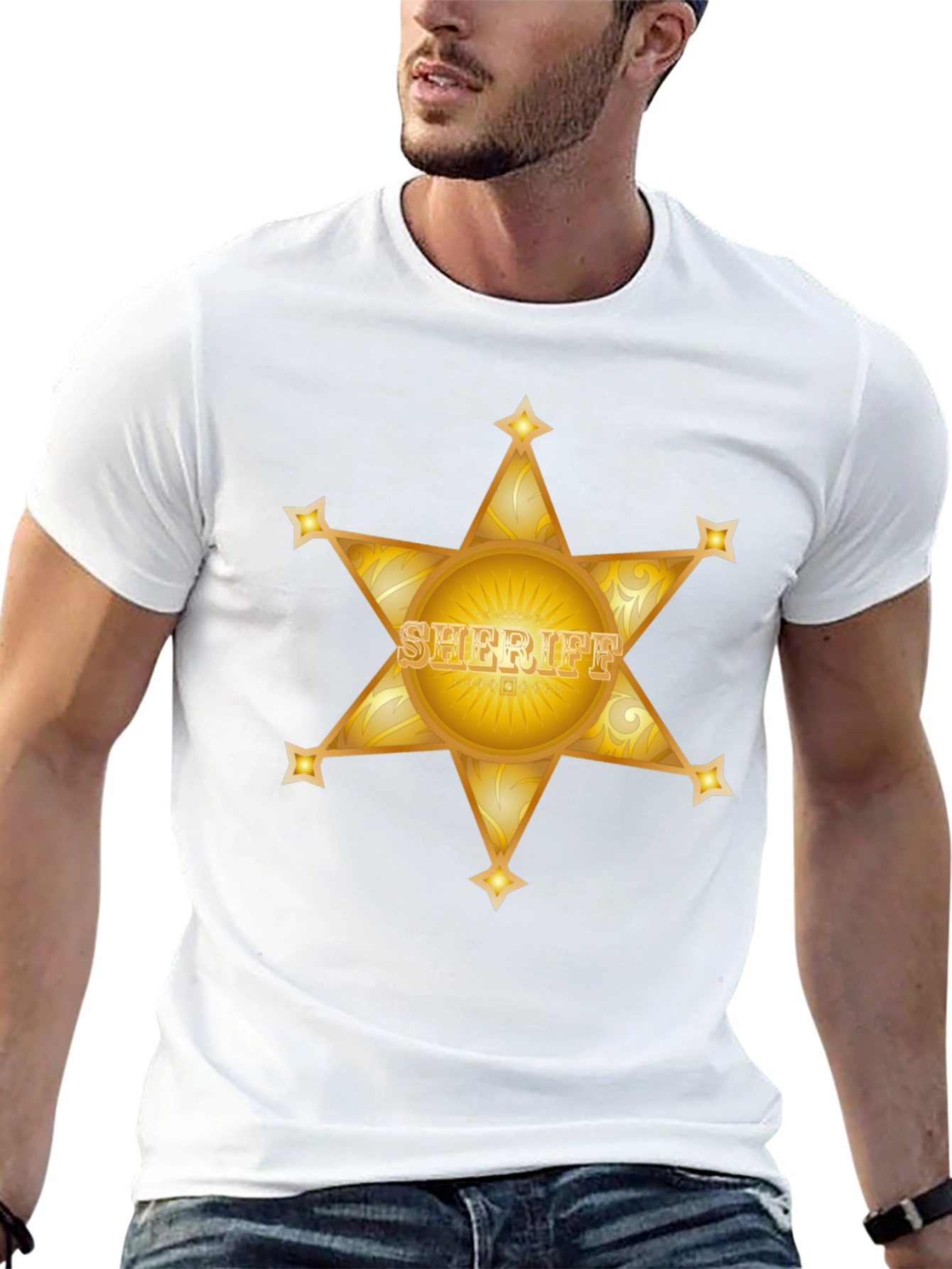 Sheriff Star Black T-Shirt