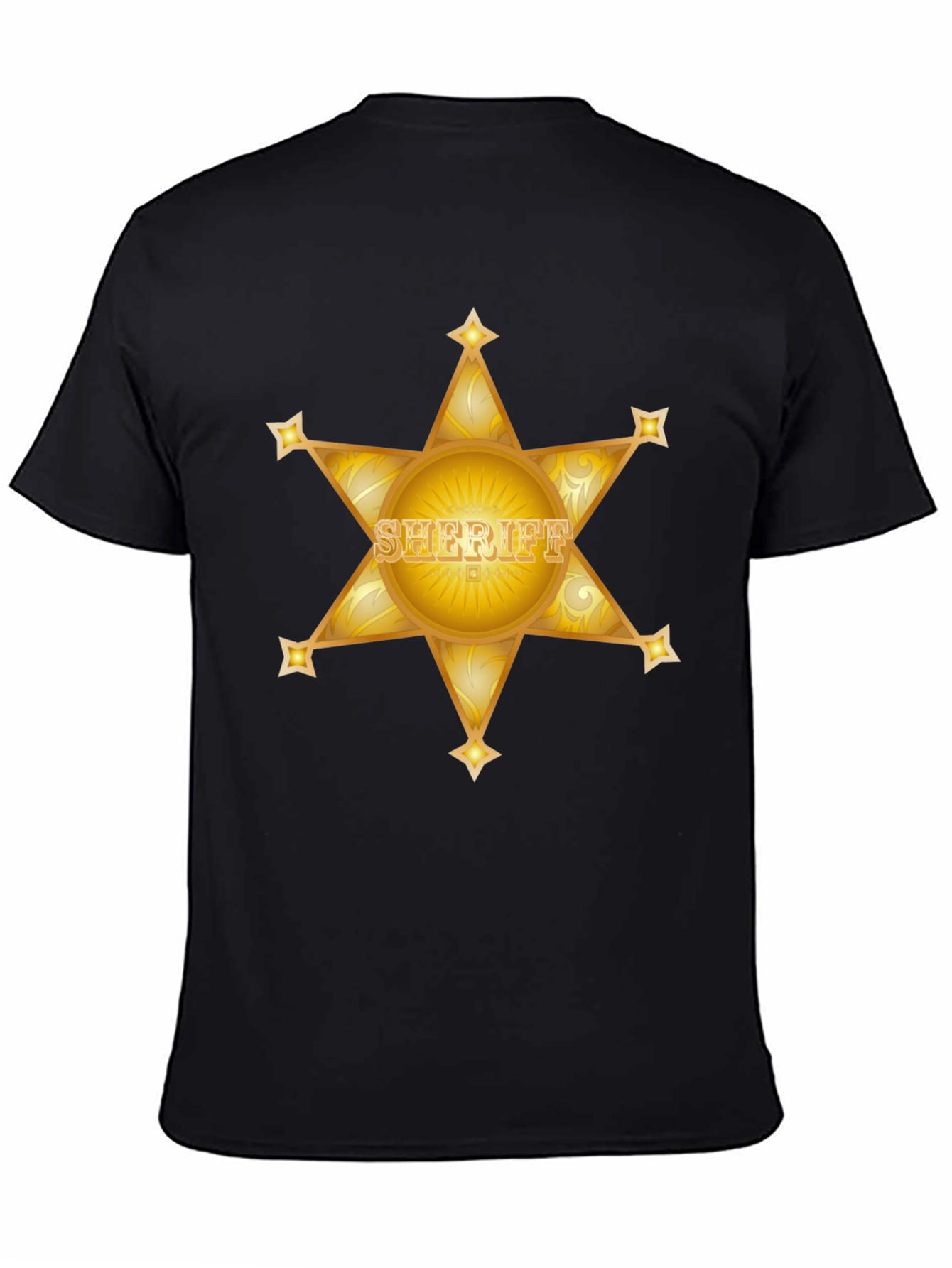Sheriff Star Black T-Shirt