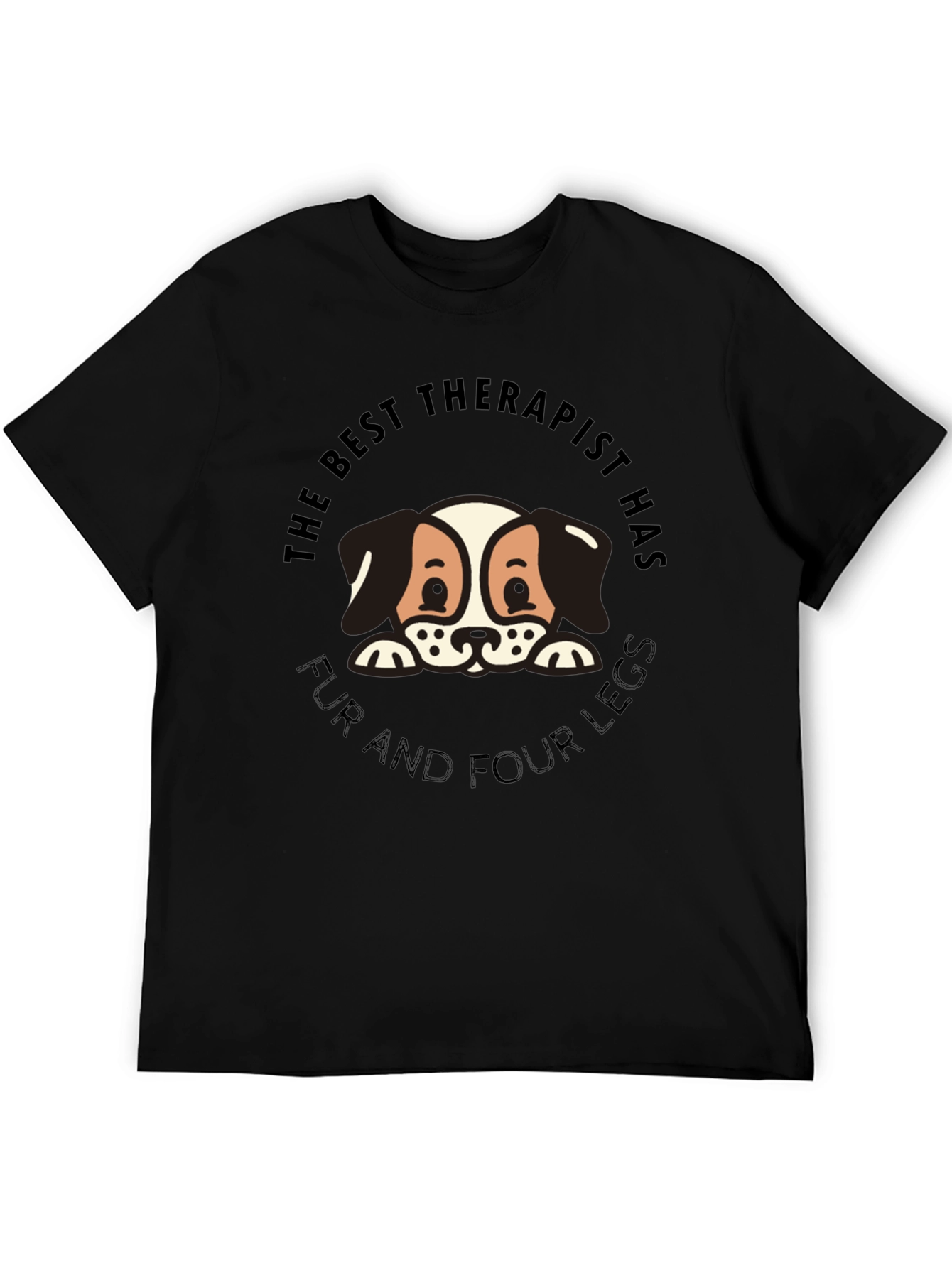 Best Therapist Dog Lover Graphic Tee