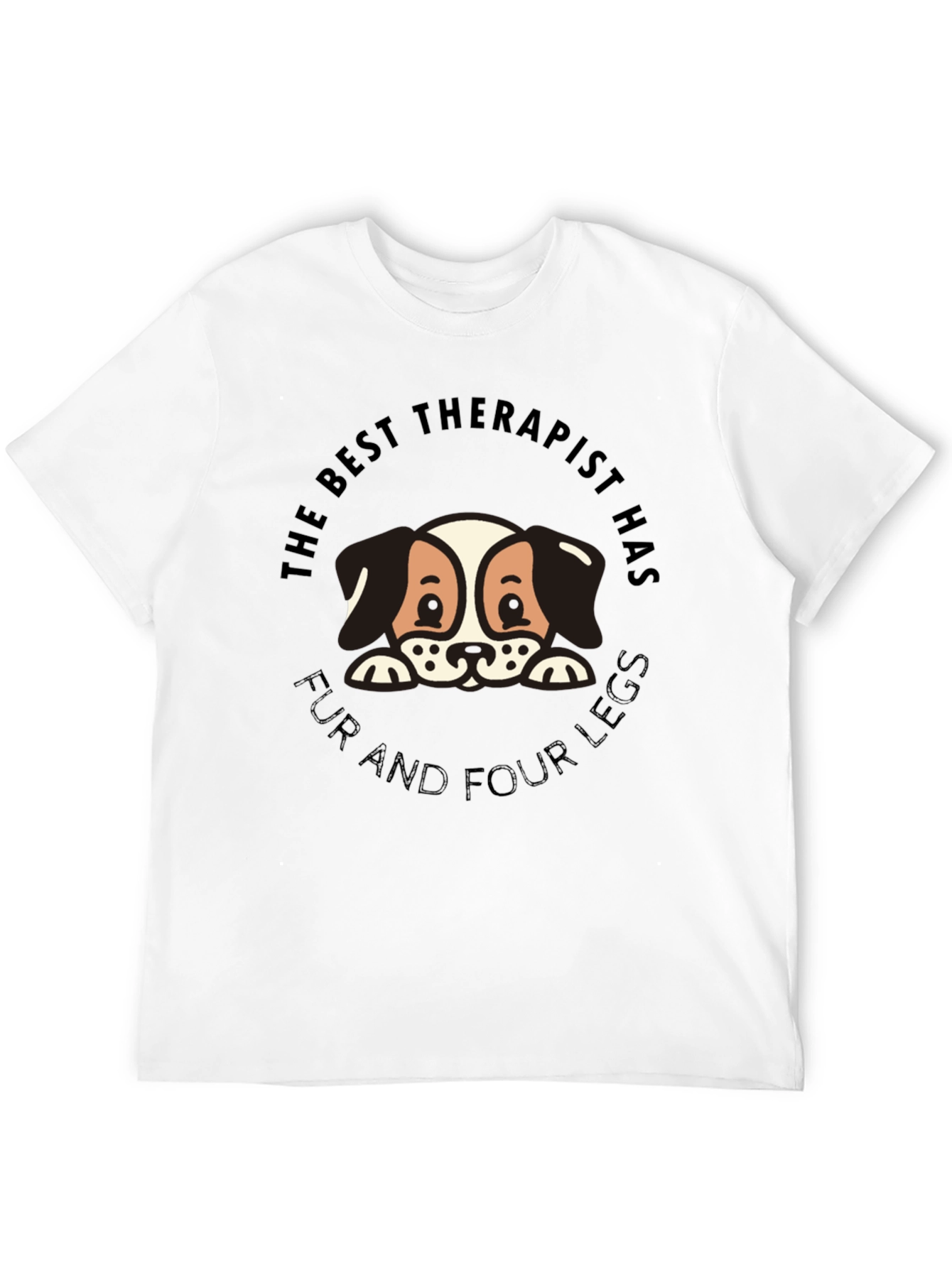 Best Therapist Dog Lover Graphic Tee