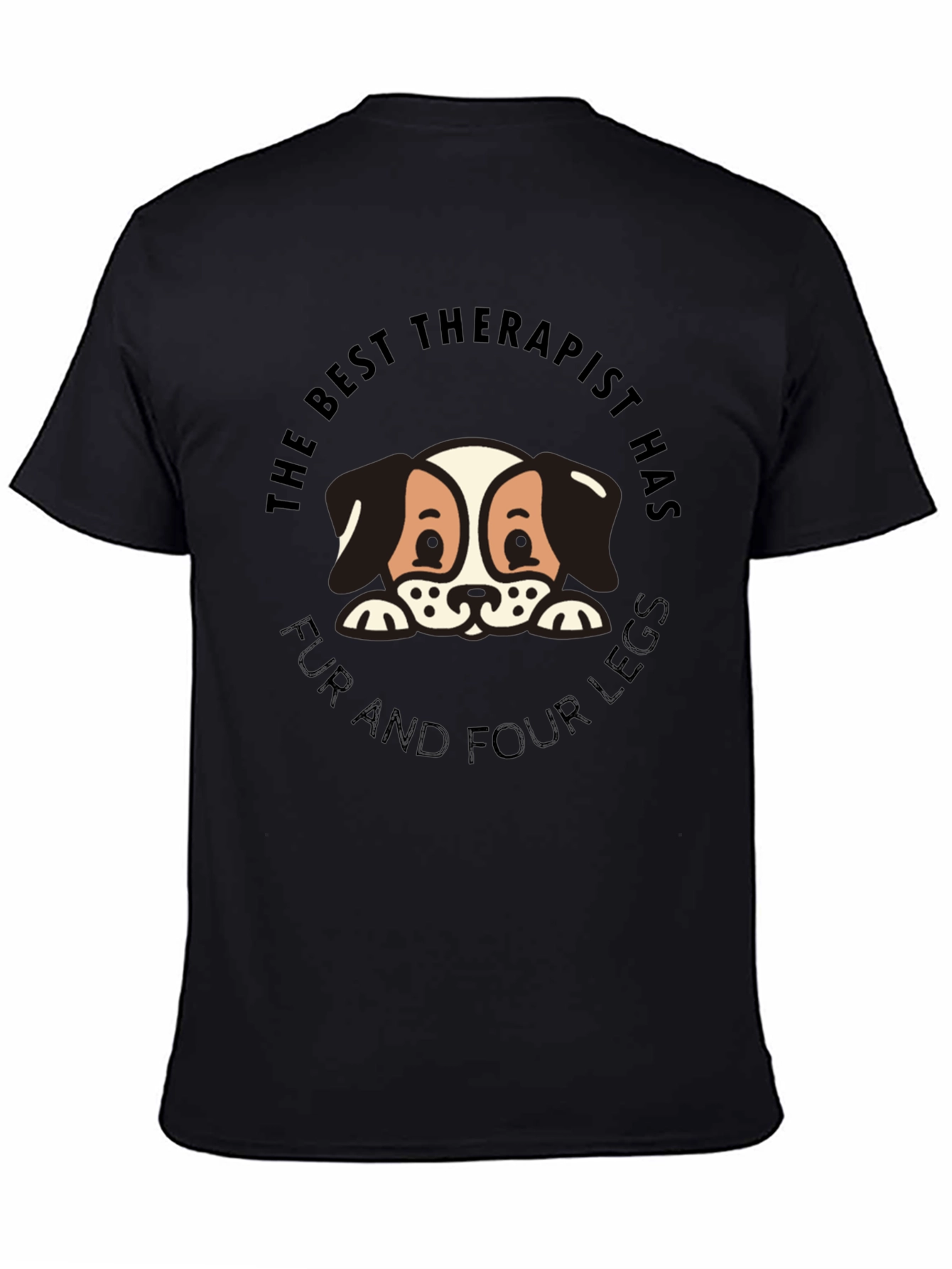 Best Therapist Dog Lover Graphic Tee