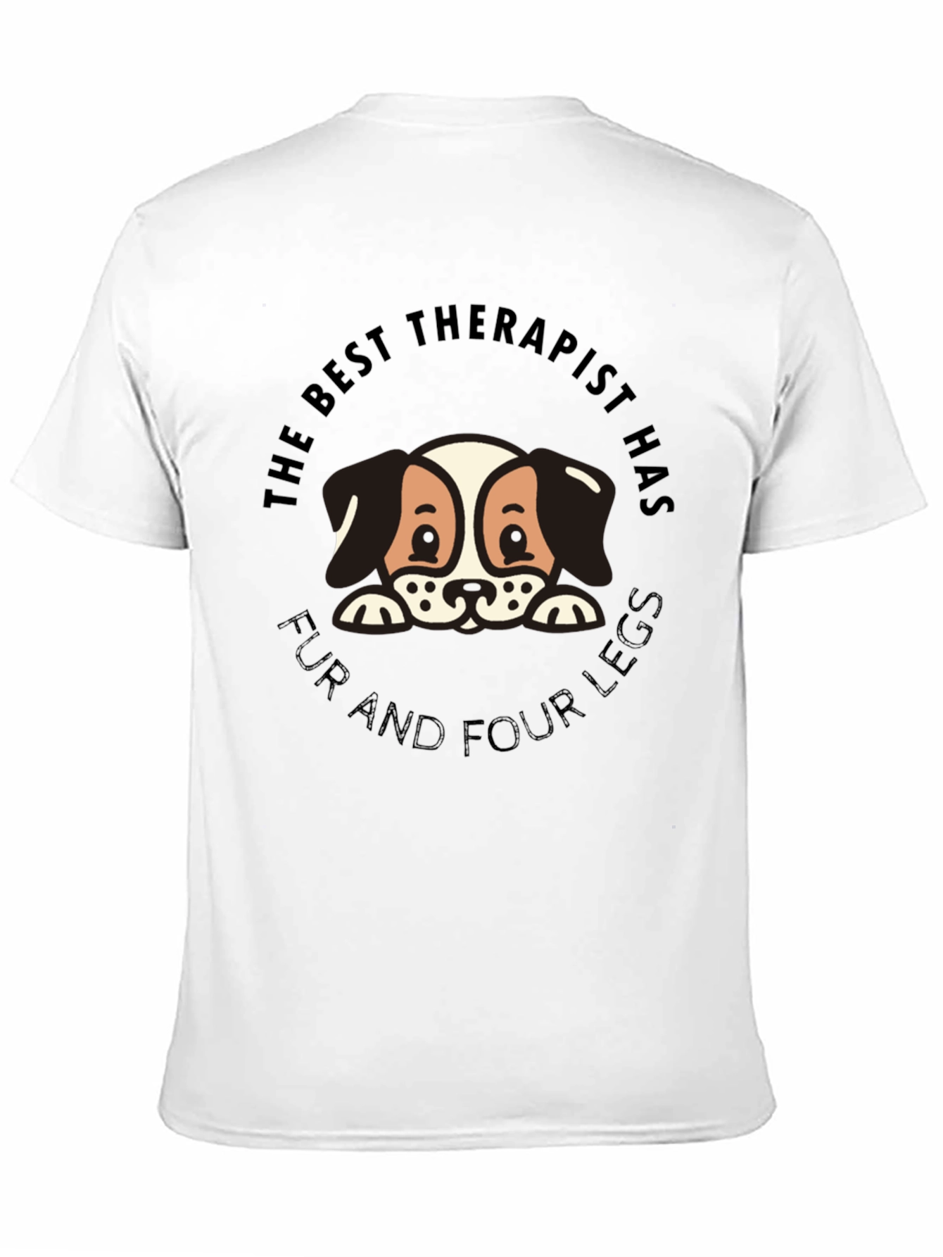 Best Therapist Dog Lover Graphic Tee