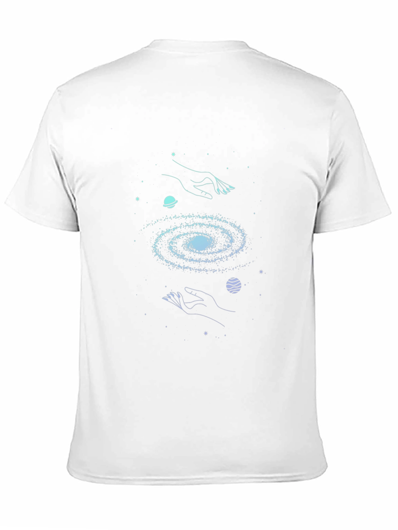 Cosmic Hands Galaxy T-Shirt - Unisex Graphic Tee