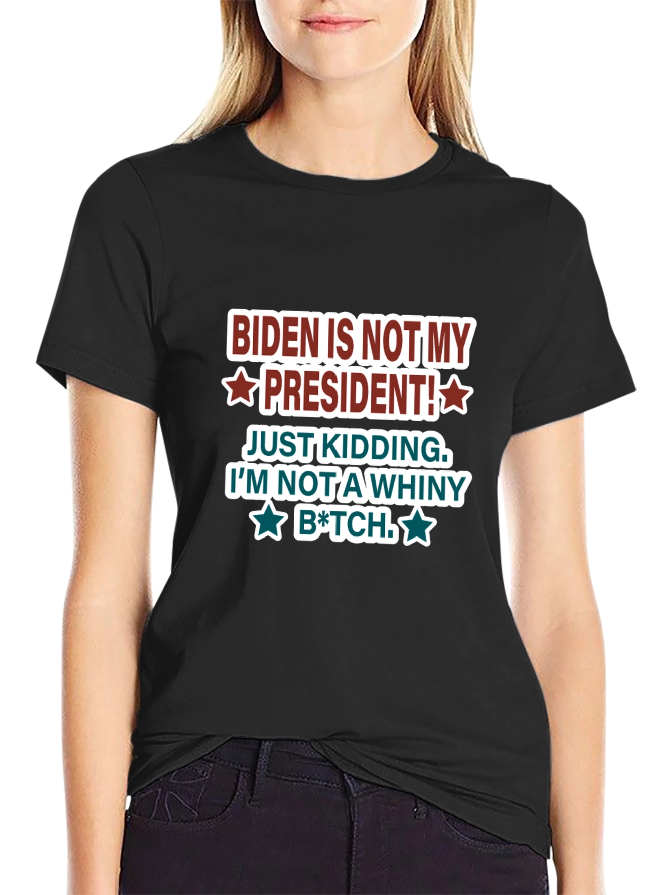 Biden Is Not My President Graphic T-Shirt