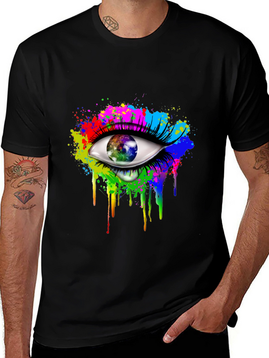 Eye See Colors Graphic Tee - Artistic Expression
