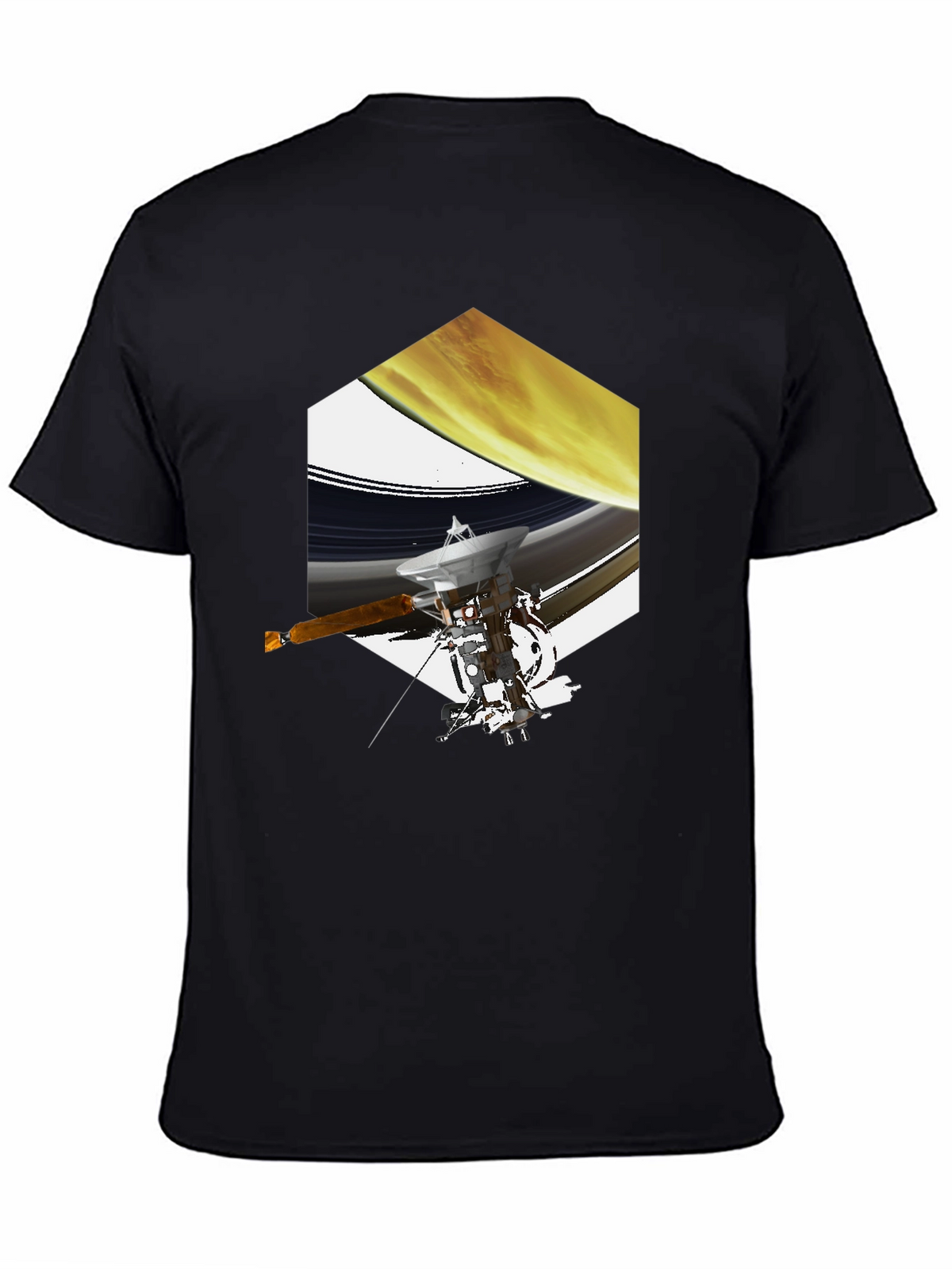 Cassini Saturn Space Mission Graphic T-Shirt