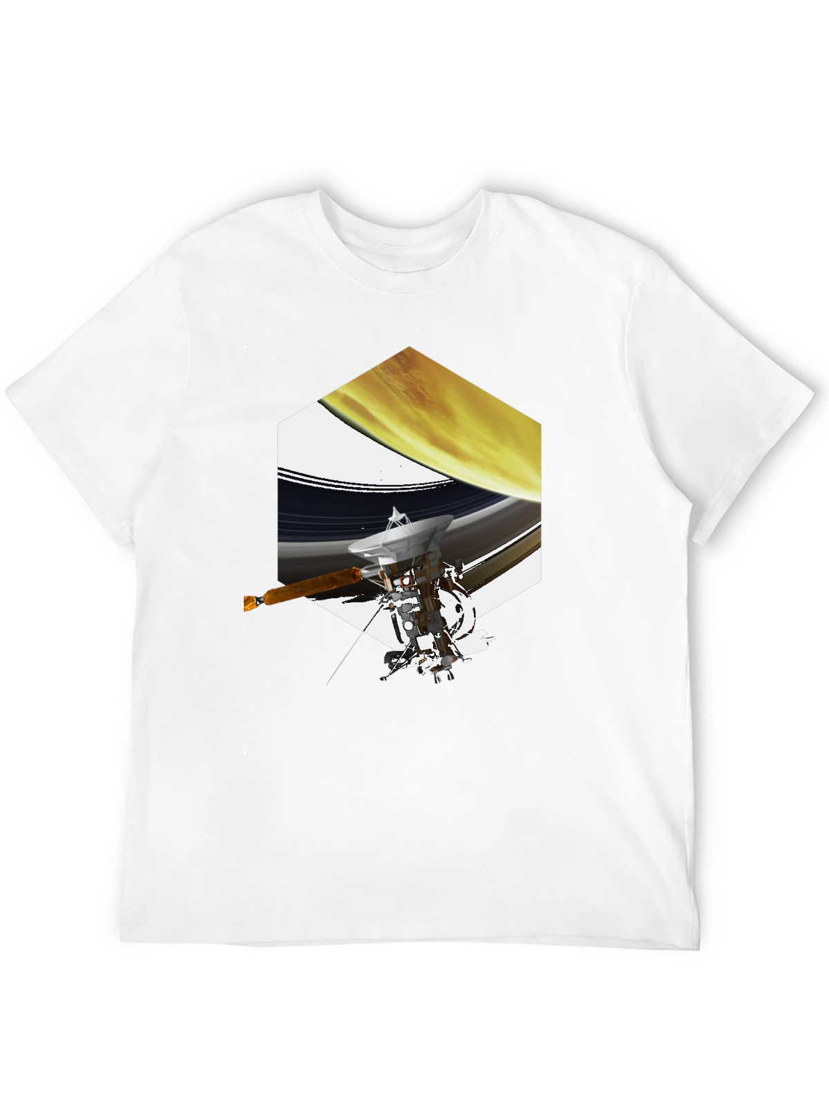 Cassini Saturn Space Mission Graphic T-Shirt