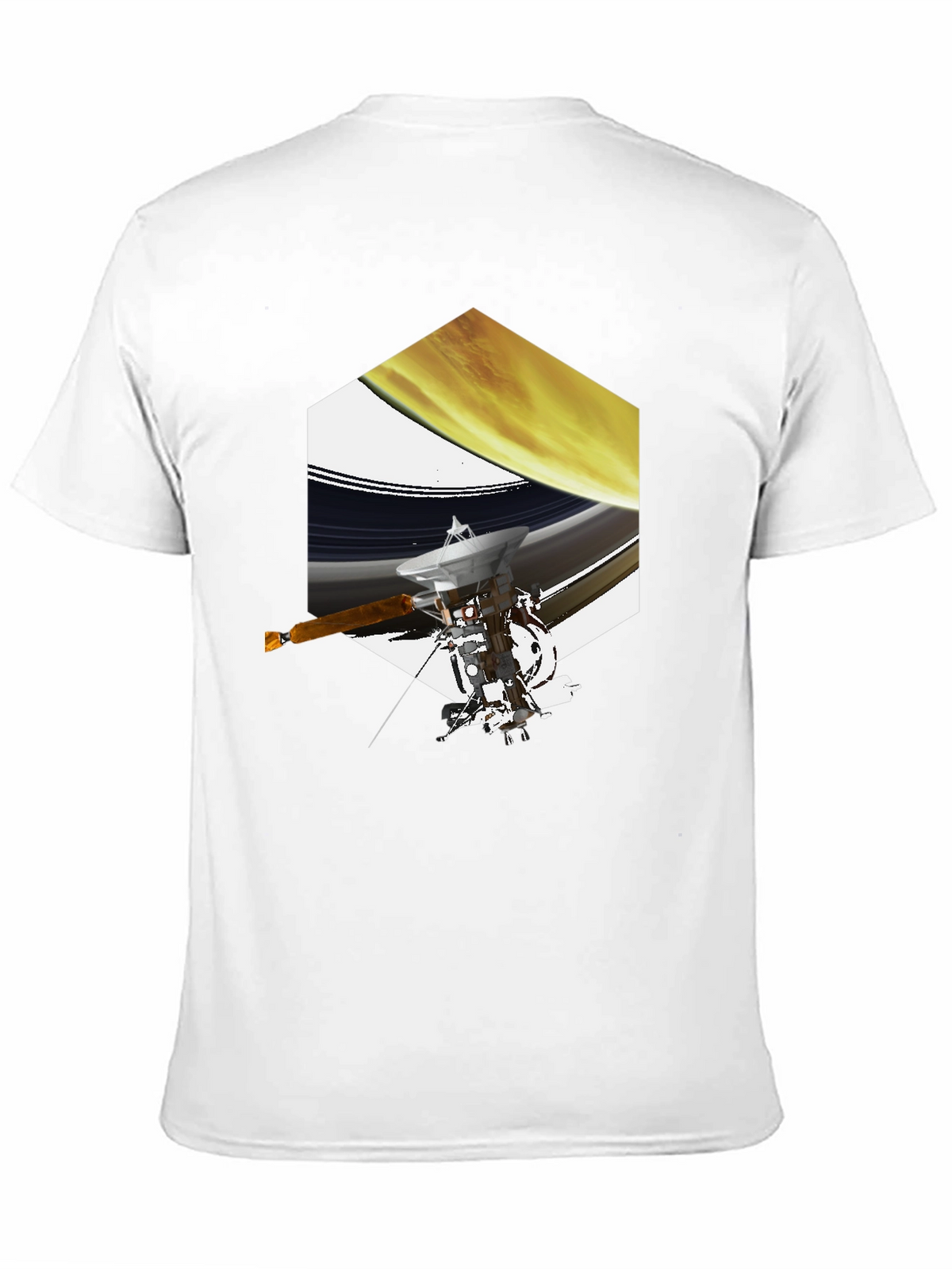Cassini Saturn Space Mission Graphic T-Shirt
