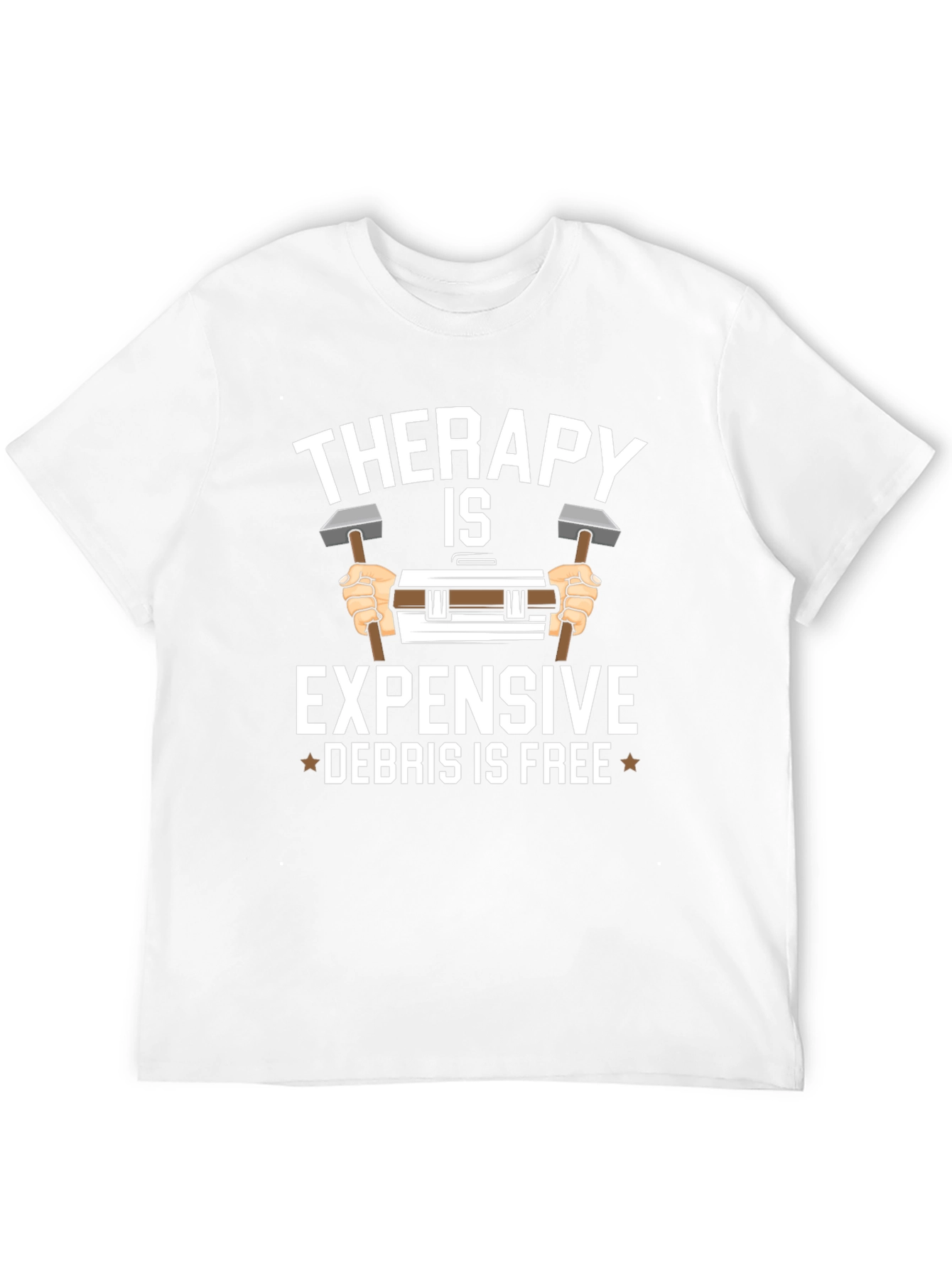 Therapy is Expensive Debris is Free Black T-Shirt