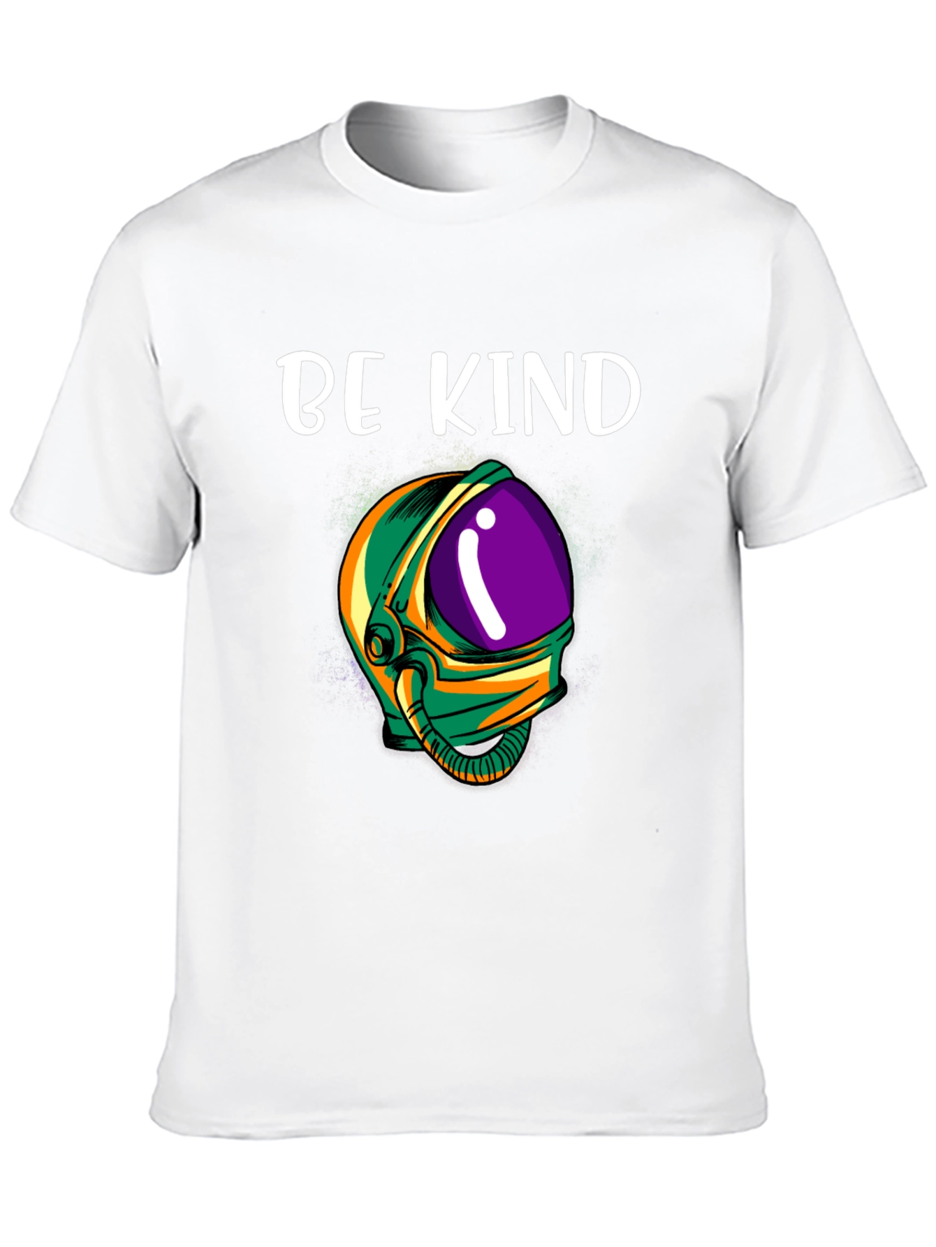 Be Kind Astronaut T-Shirt - Black Graphic Tee