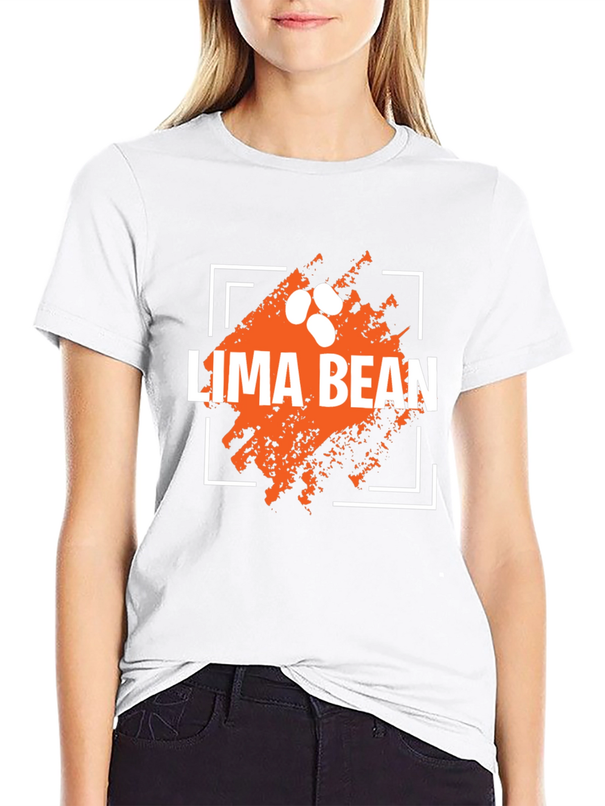 Lima Bean T-Shirt - Fun Food Graphic Tee