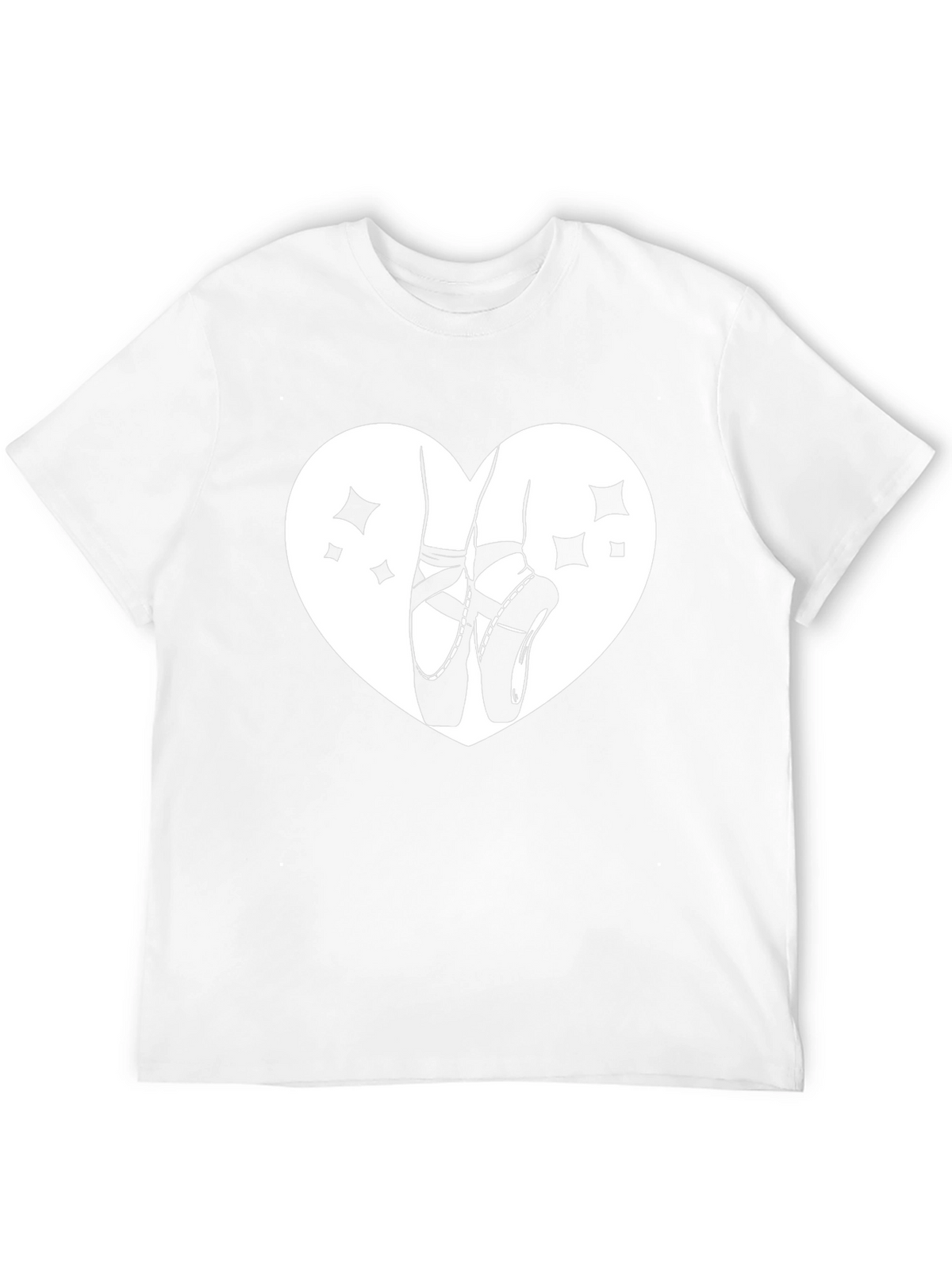Ballet Love Heart T-Shirt - Dance Tee