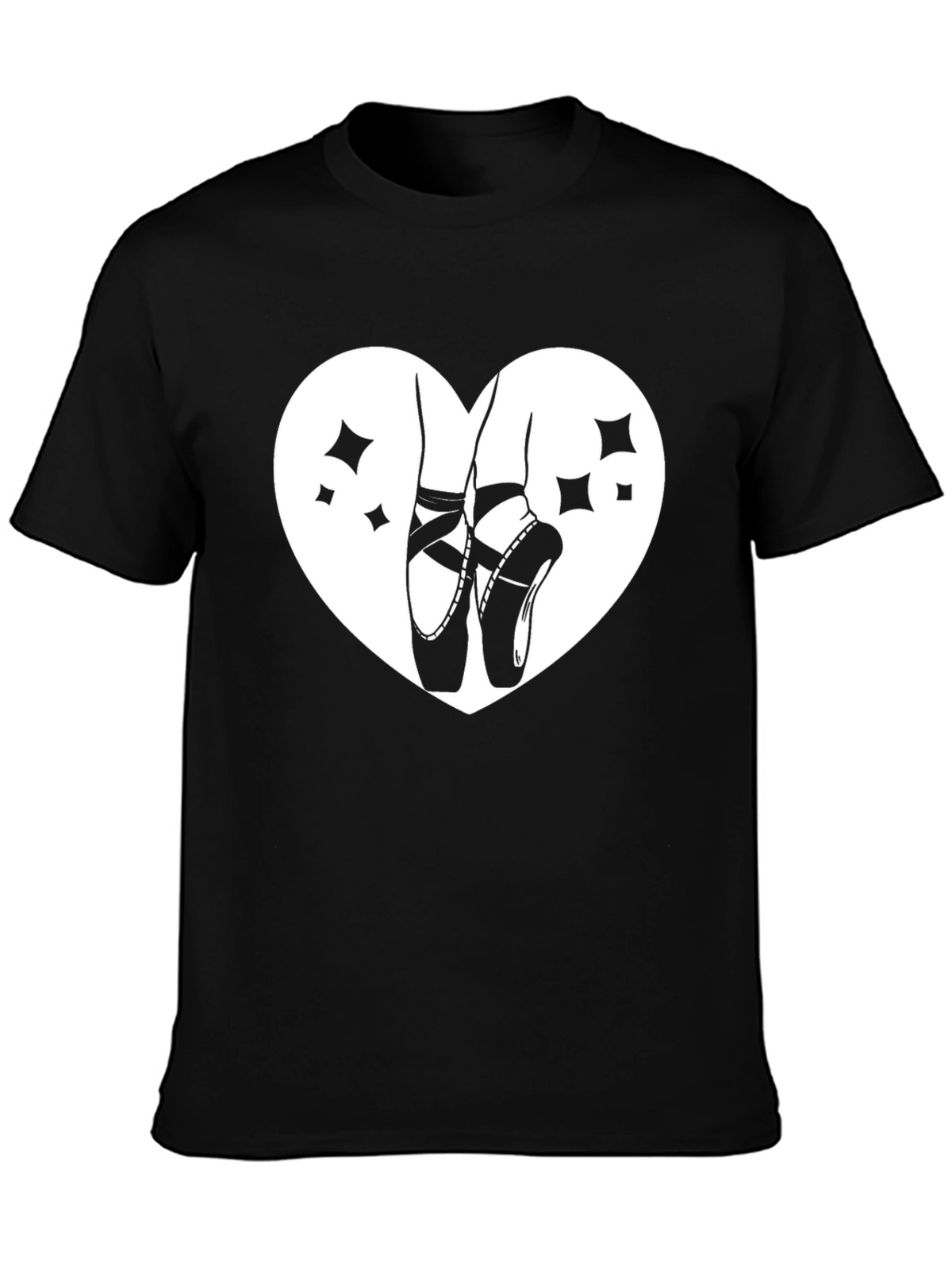 Ballet Love Heart T-Shirt - Dance Tee