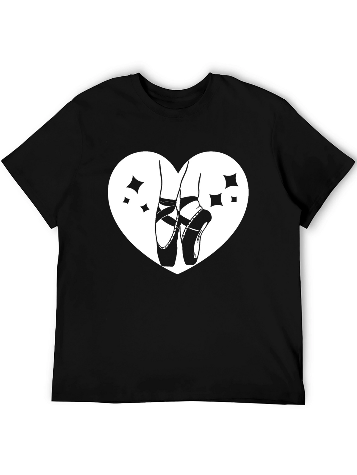 Ballet Love Heart T-Shirt - Dance Tee