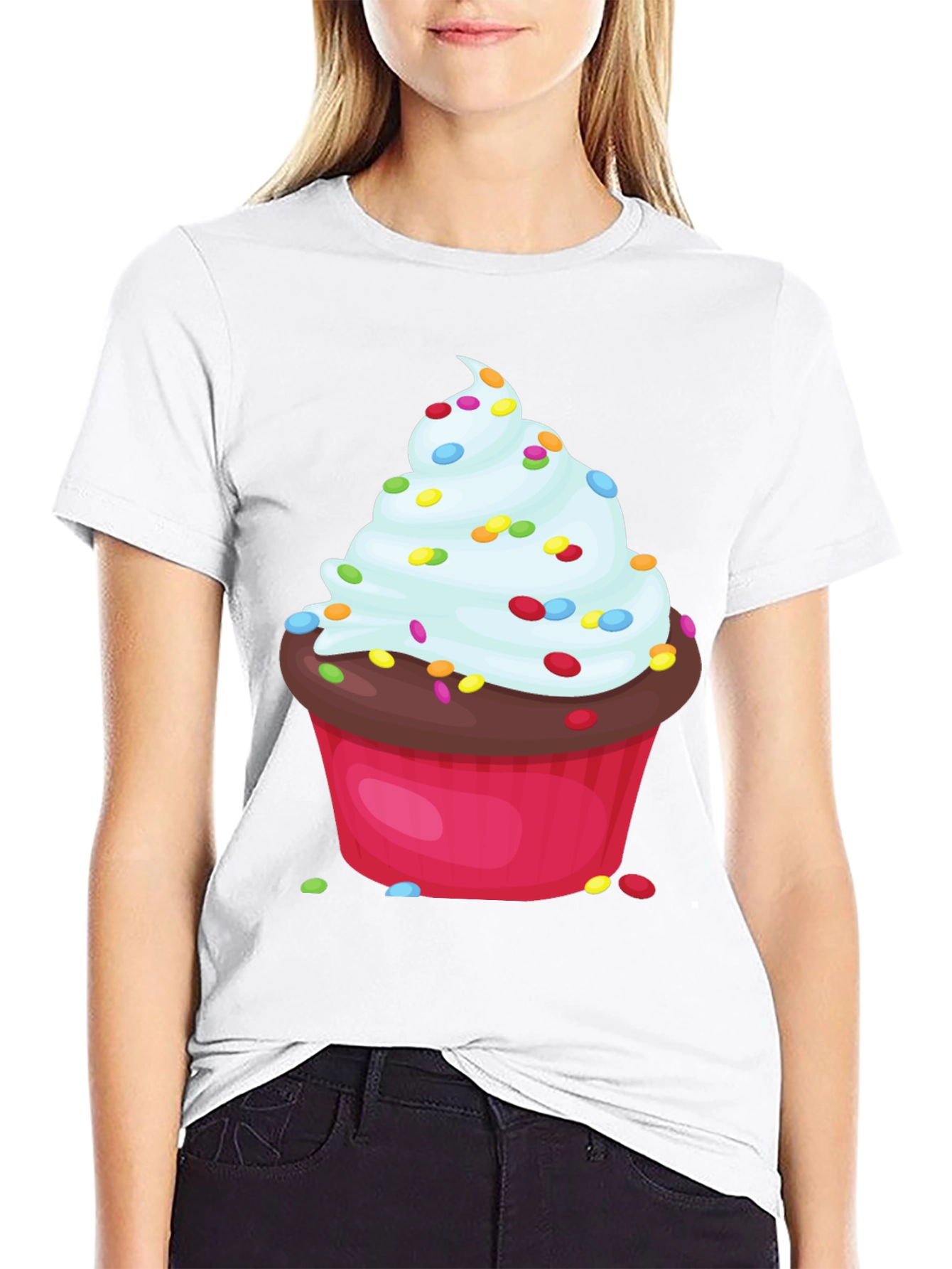 Cupcake Graphic T-Shirt - Sweet Treat Tee
