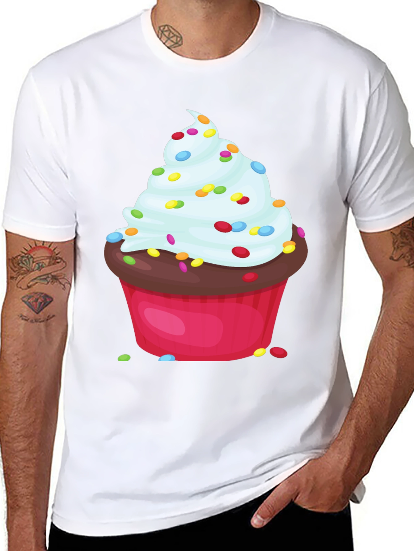 Cupcake Graphic T-Shirt - Sweet Treat Tee