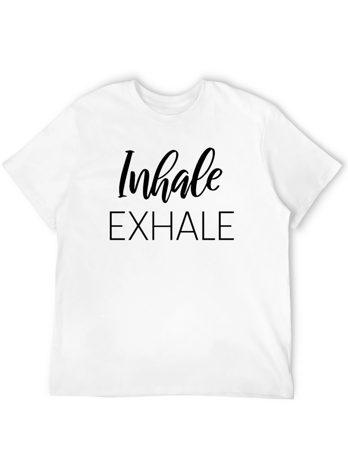 Inhale Exhale Graphic Tee - Relax and Breathe