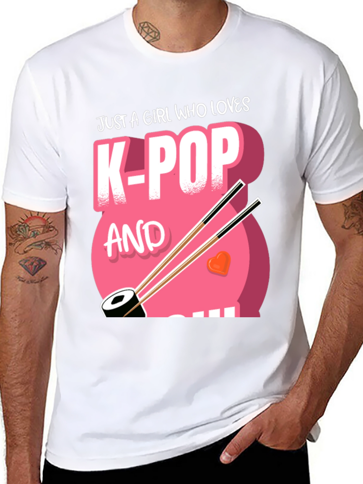 K-Pop & Sushi Lover T-Shirt