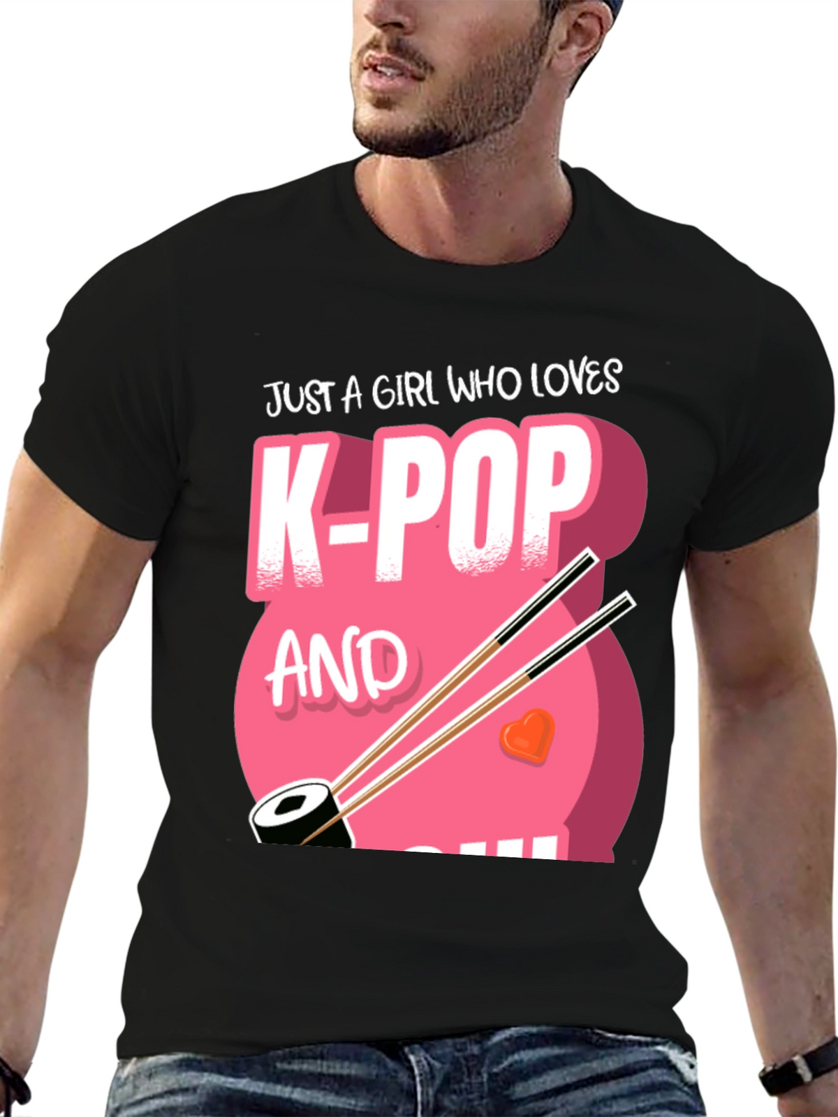 K-Pop & Sushi Lover T-Shirt