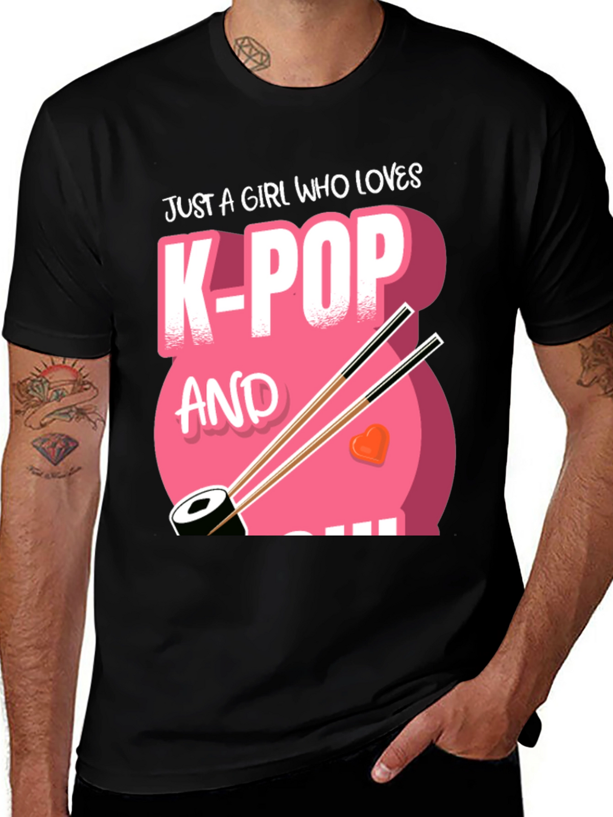 K-Pop & Sushi Lover T-Shirt