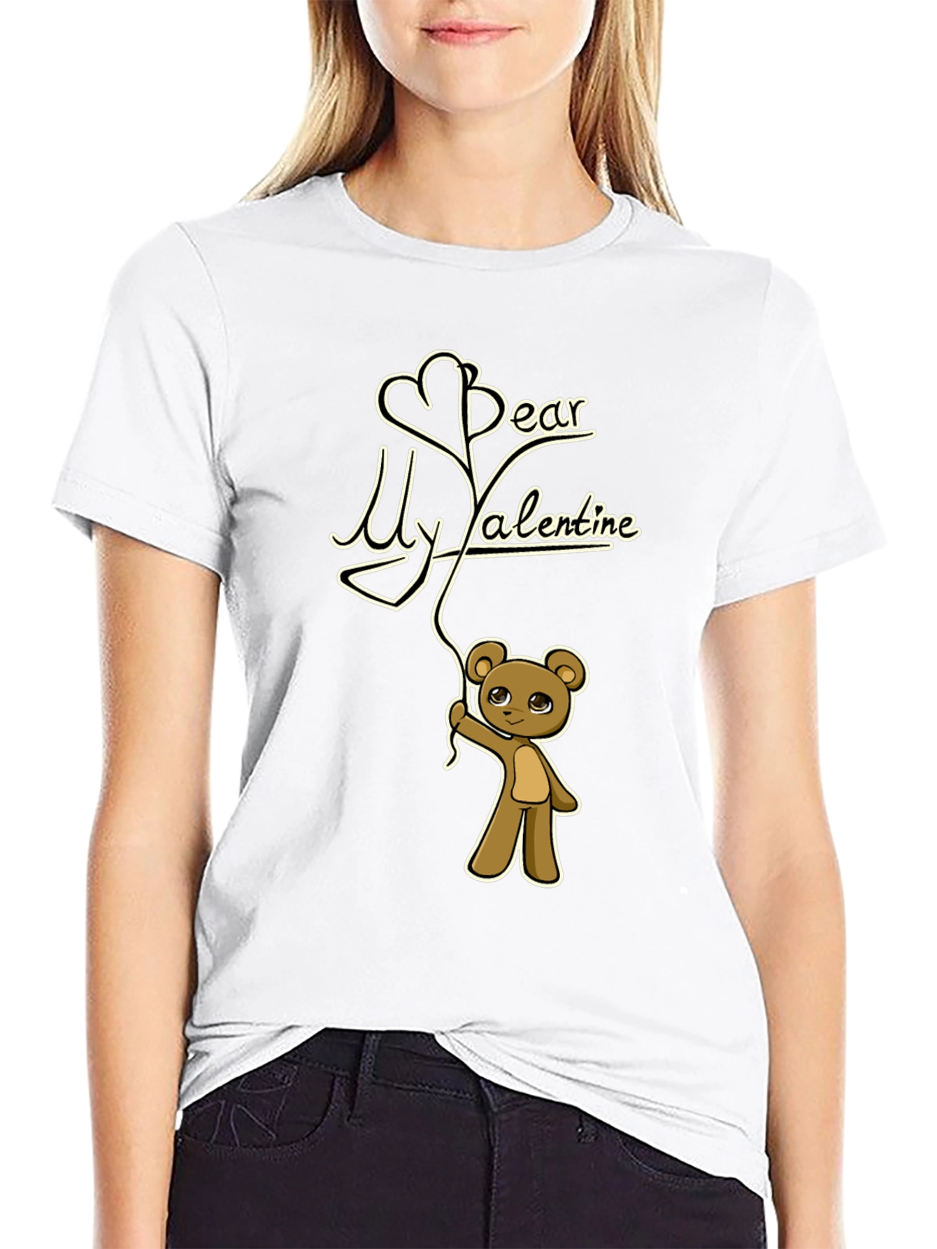 Valentines Day Bear T-Shirt - Dear My Valentine