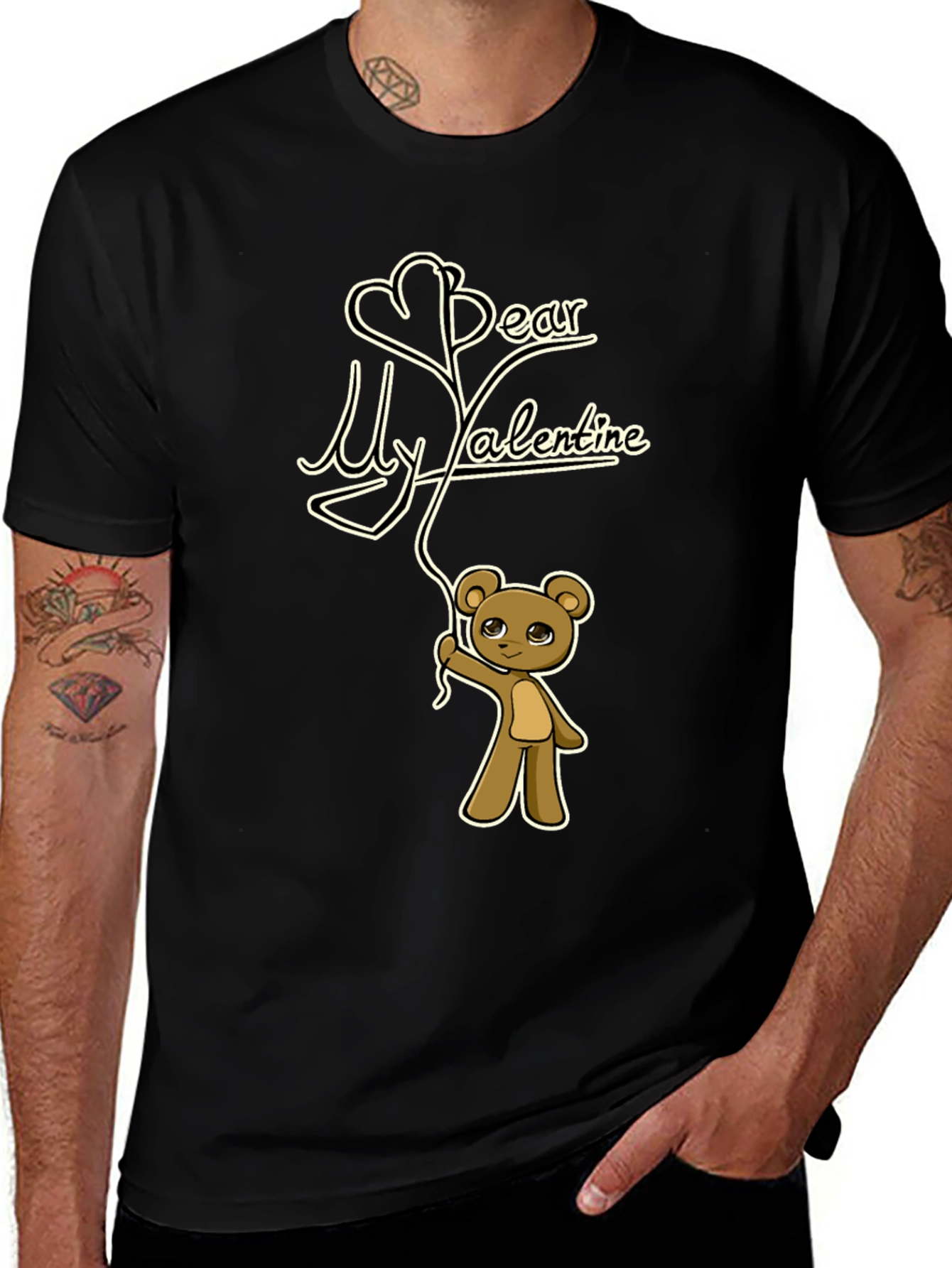 Valentines Day Bear T-Shirt - Dear My Valentine