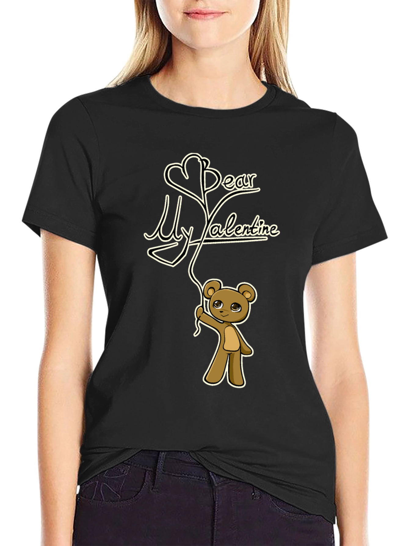 Valentines Day Bear T-Shirt - Dear My Valentine
