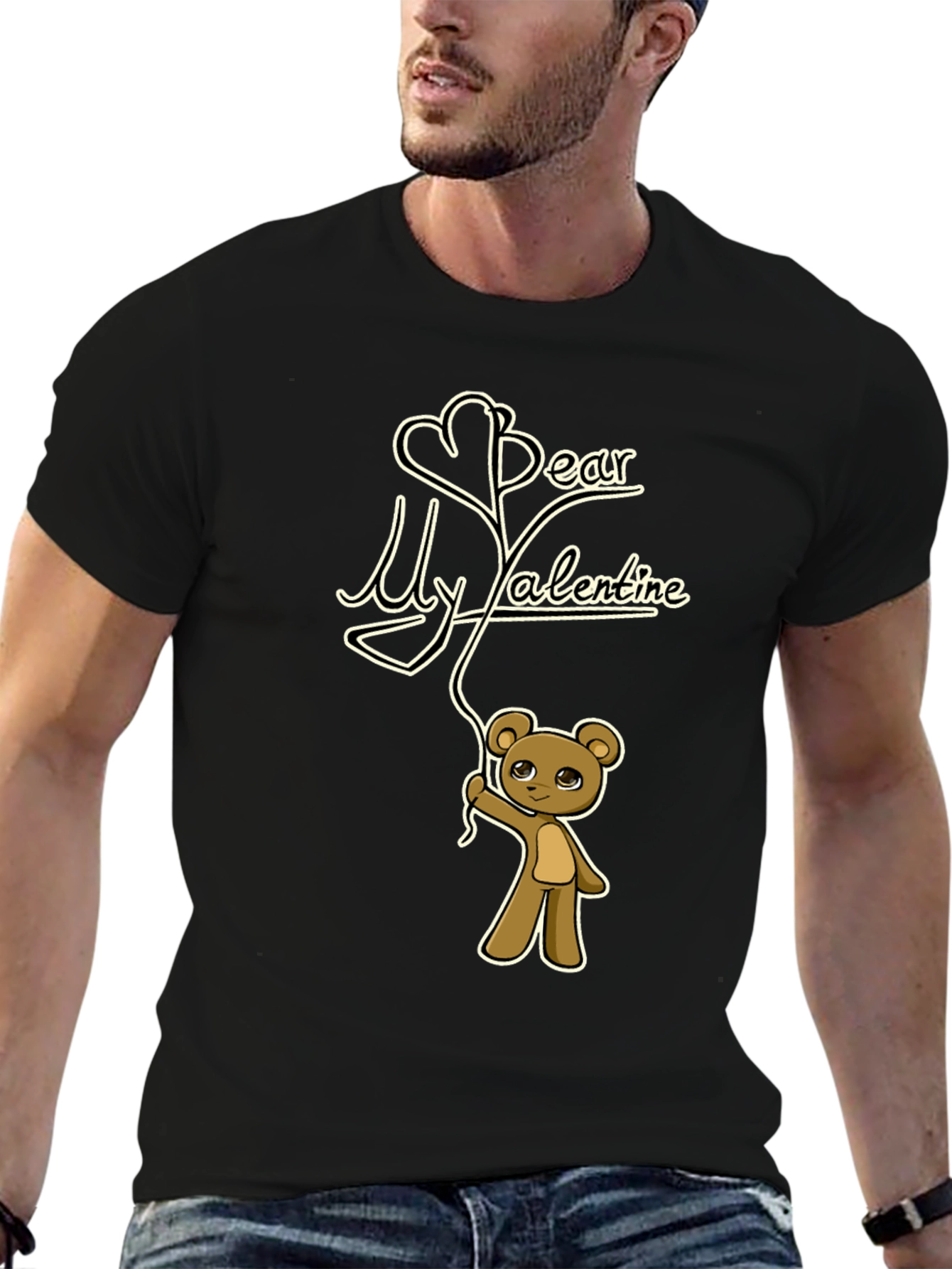 Valentines Day Bear T-Shirt - Dear My Valentine