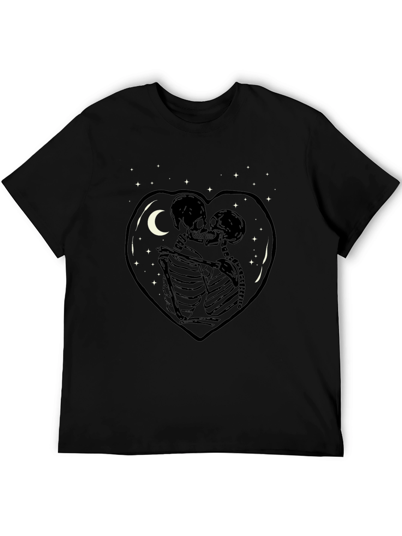 Skeleton Kiss Heart T-Shirt