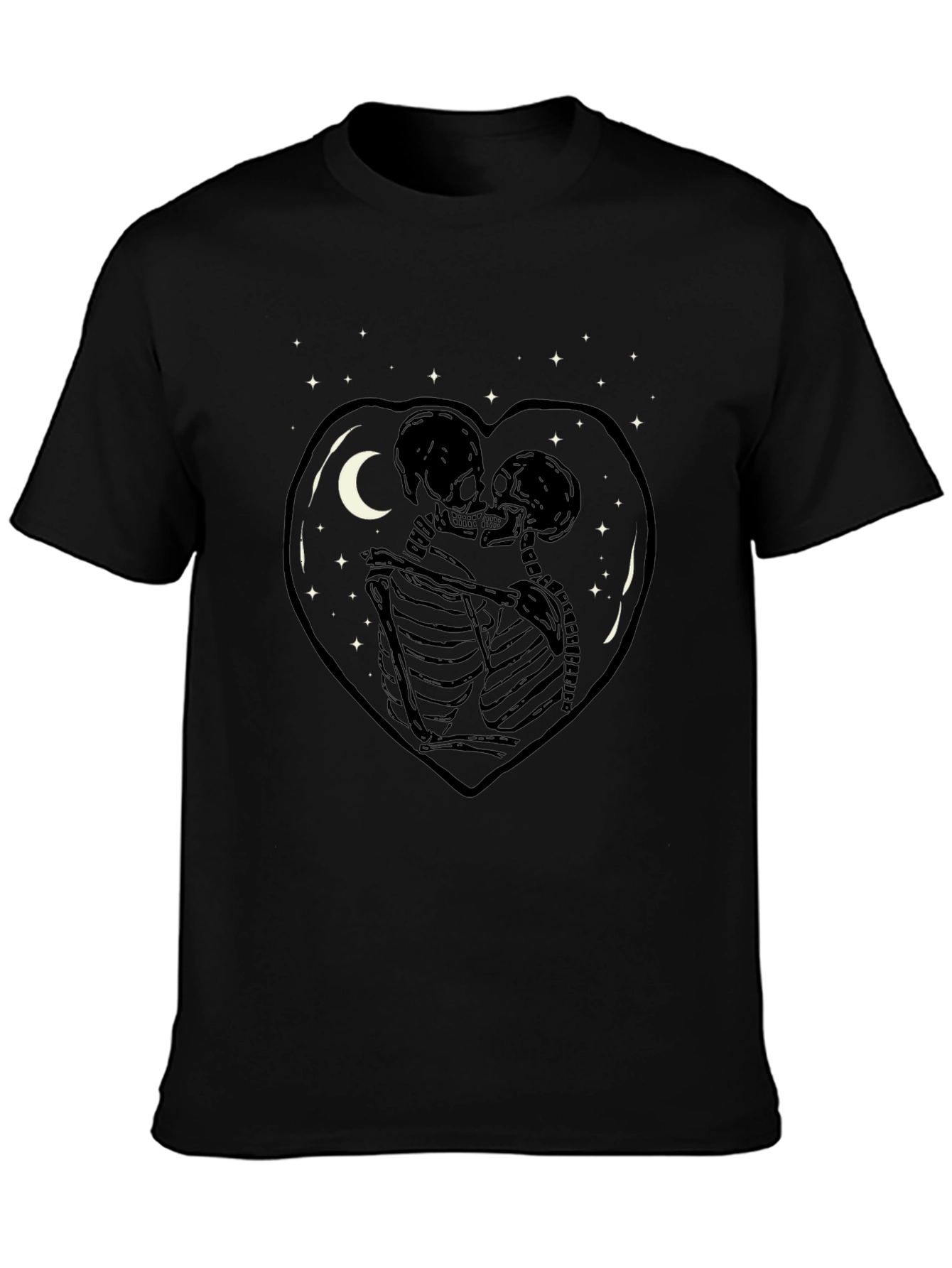 Skeleton Kiss Heart T-Shirt