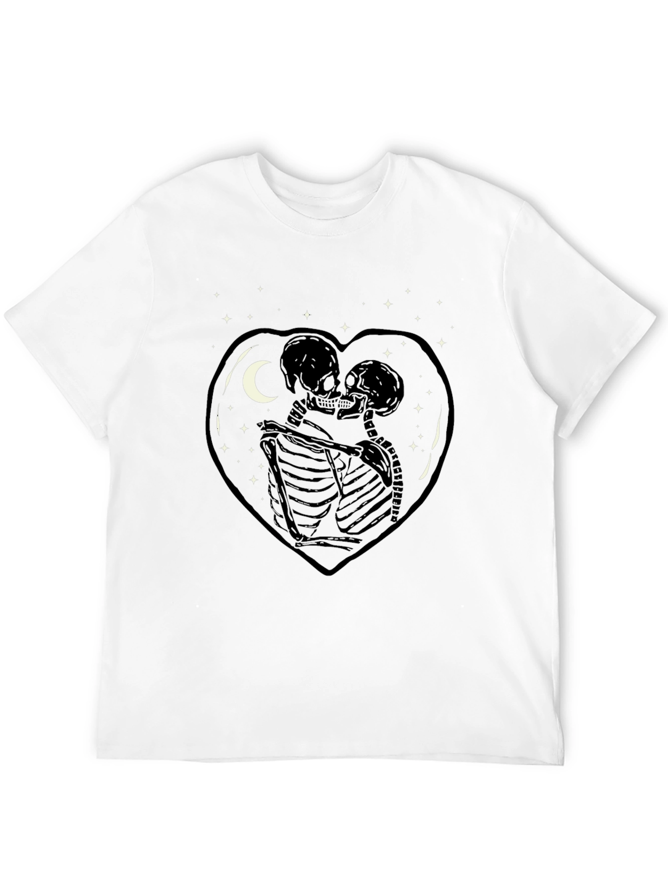 Skeleton Kiss Heart T-Shirt