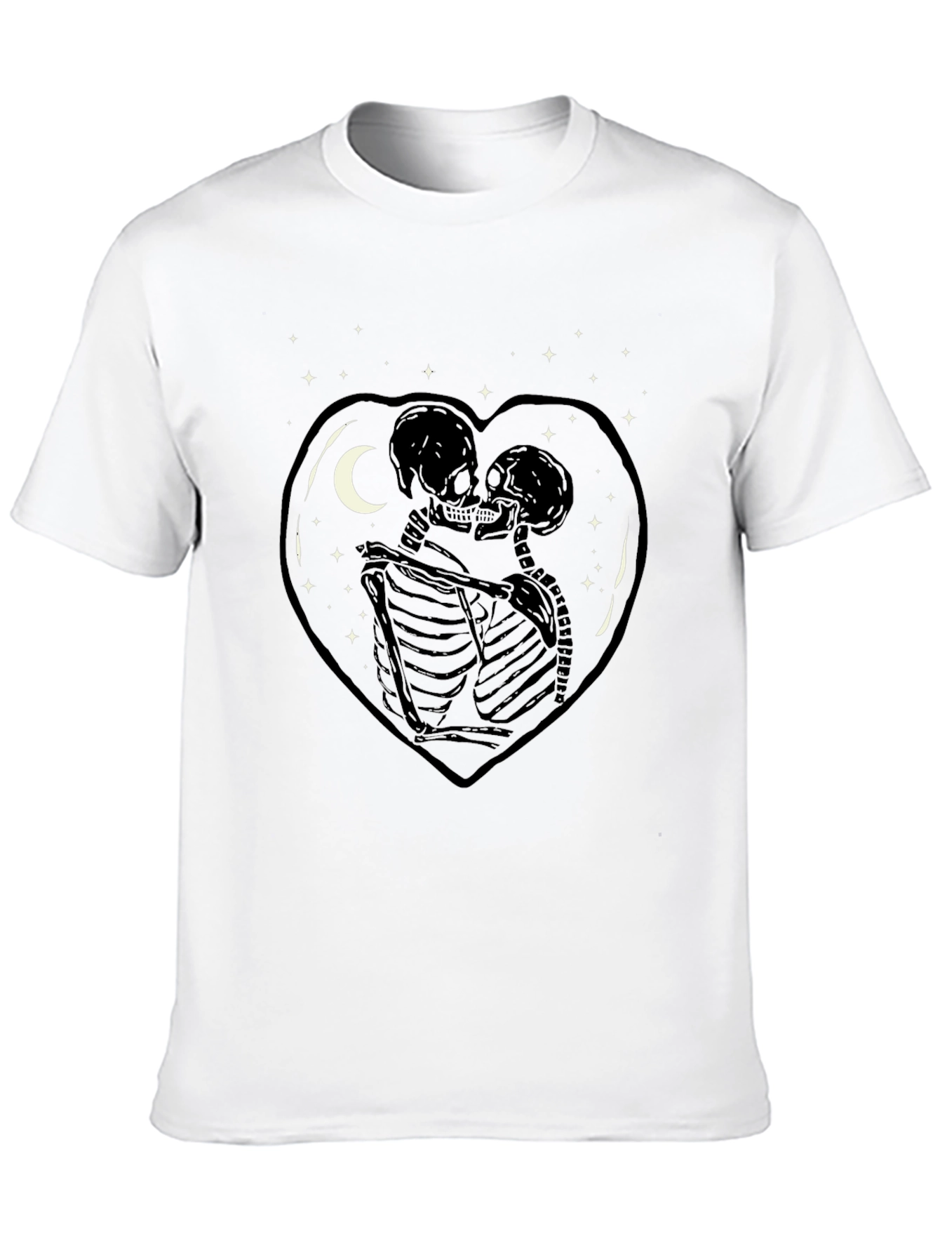 Skeleton Kiss Heart T-Shirt