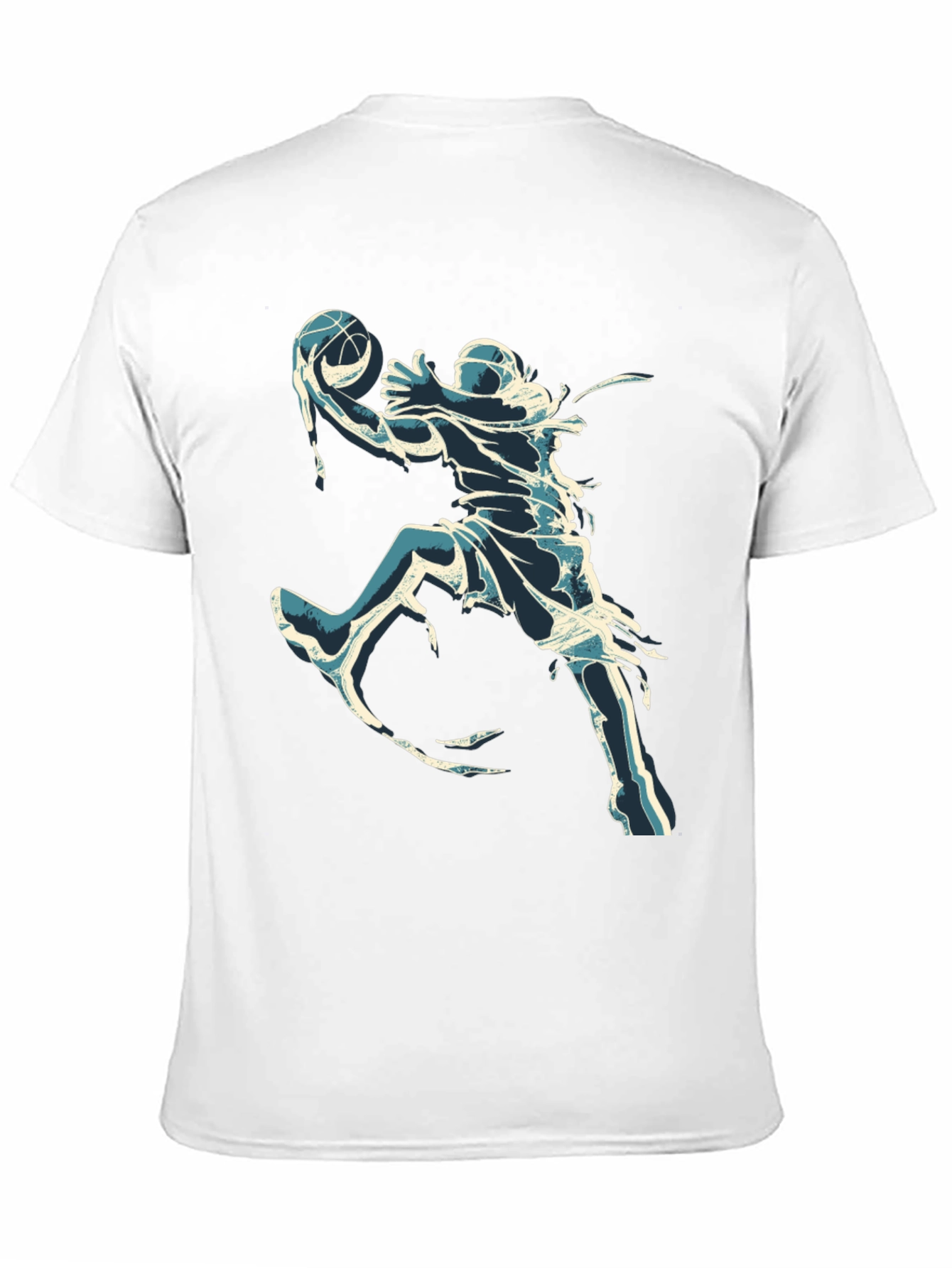 Cool Basketball Graphic Tee - Black