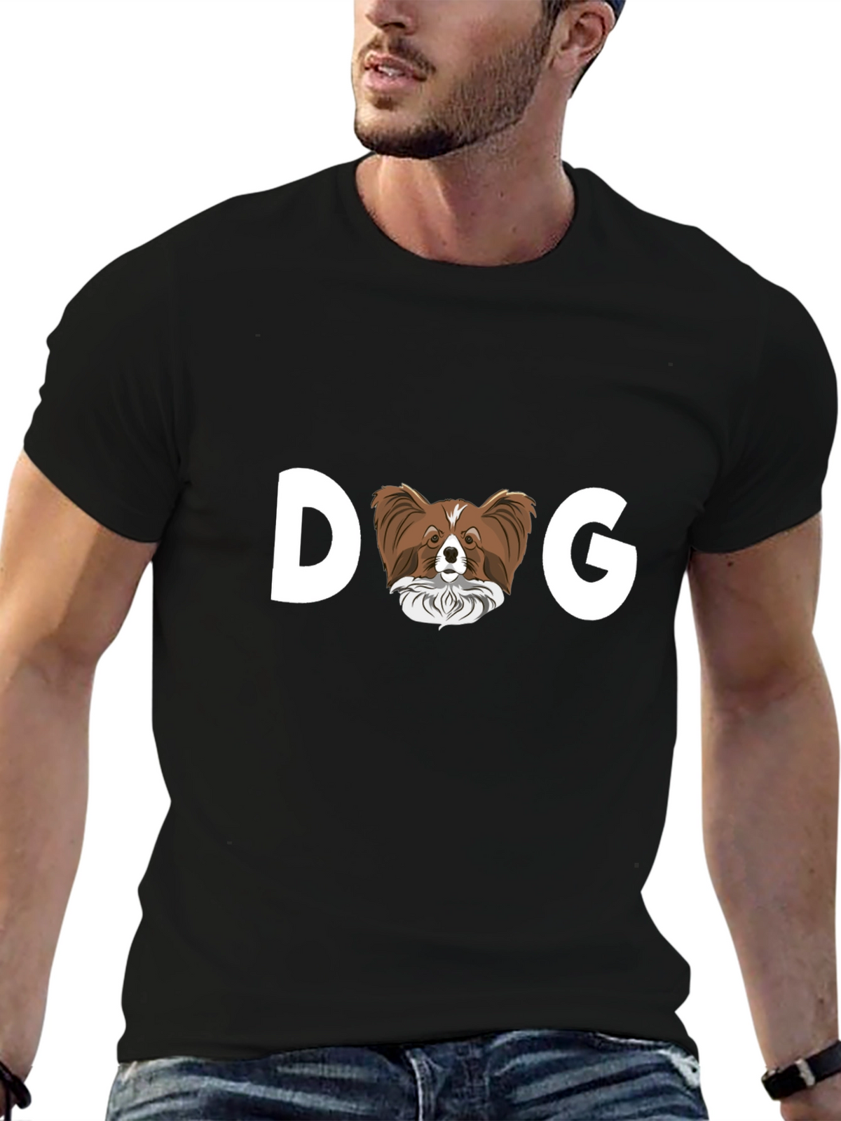 Dog Breed T-Shirt - Papillon Graphic Tee