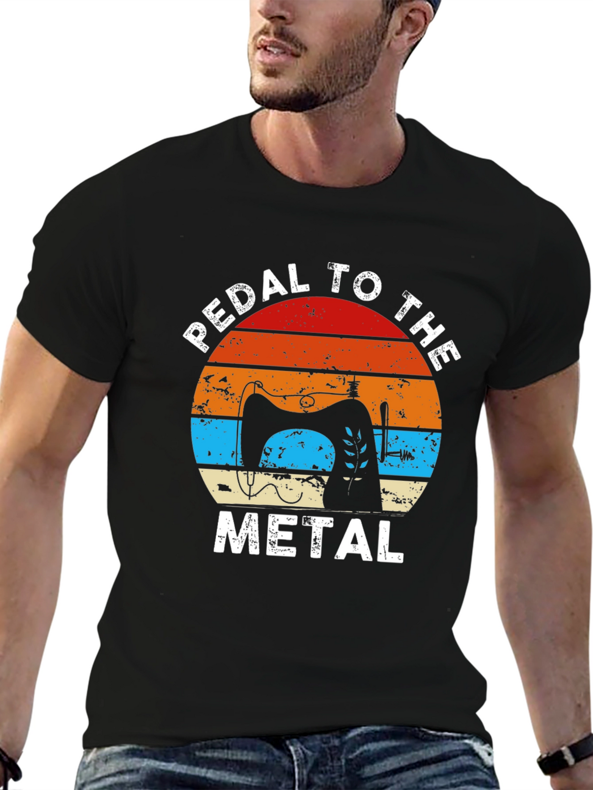 Pedal to the Metal Sewing T-Shirt