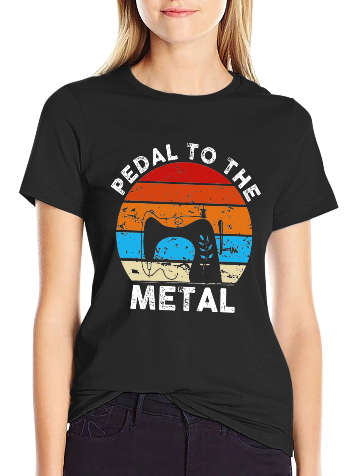 Pedal to the Metal Sewing T-Shirt