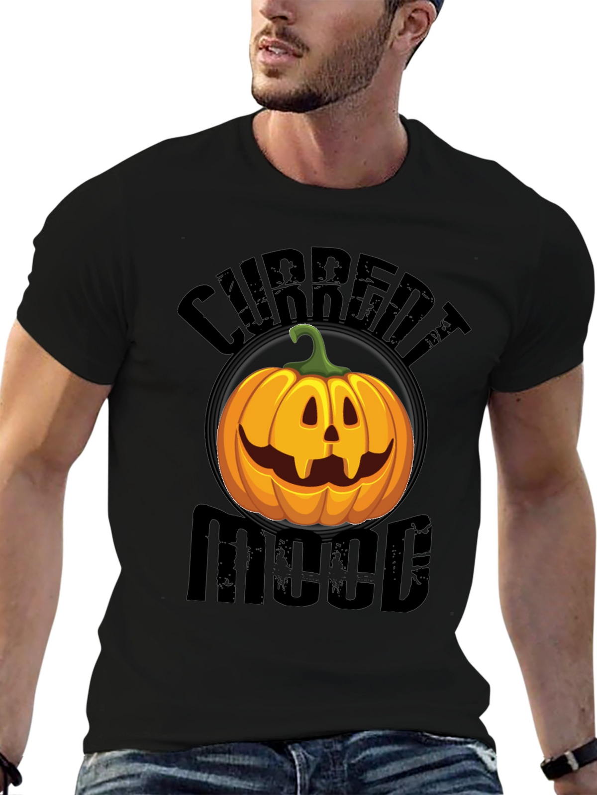 Current Mood Pumpkin Graphic T-Shirt