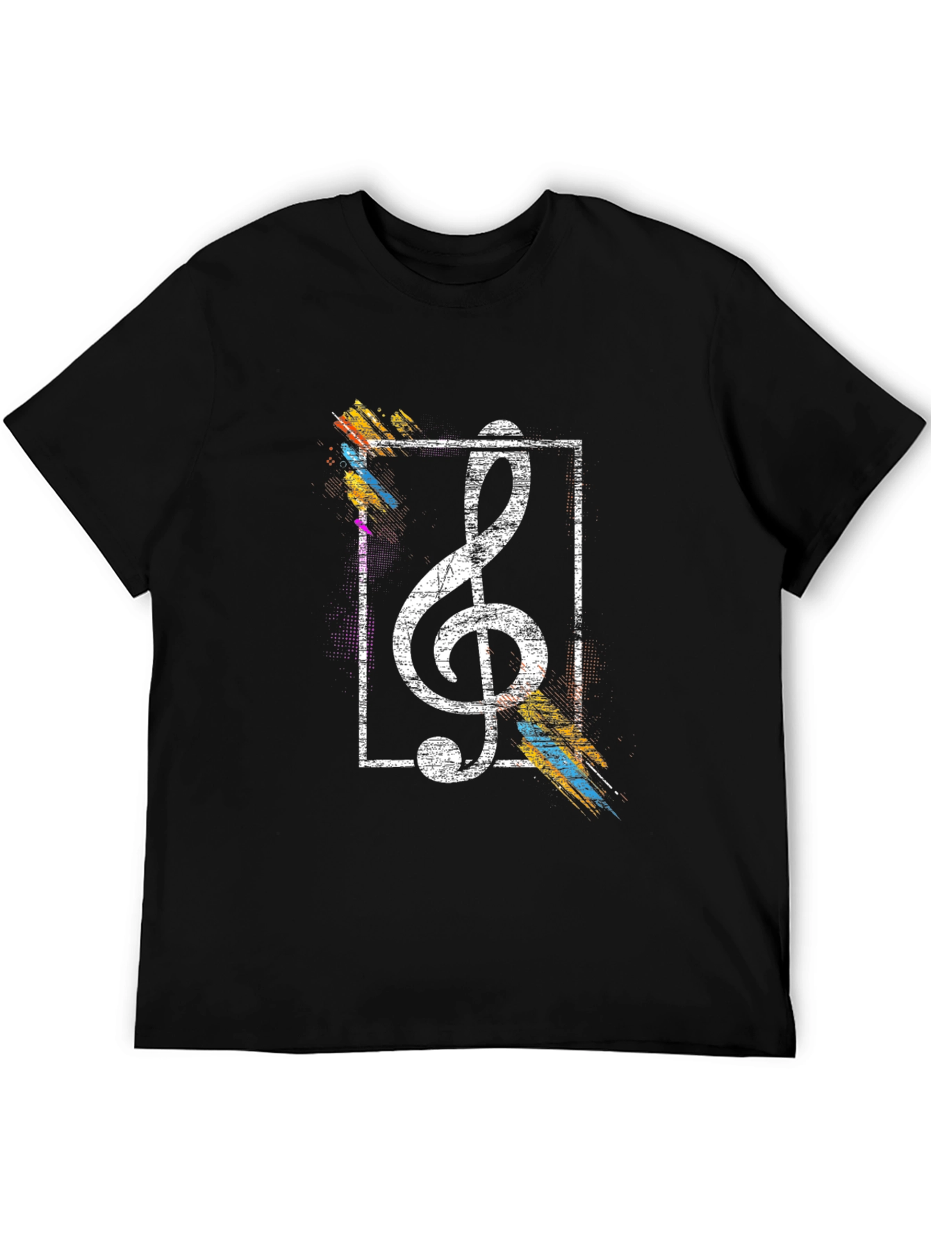 Treble Clef Graphic Tee - Modern Music Lover Shirt