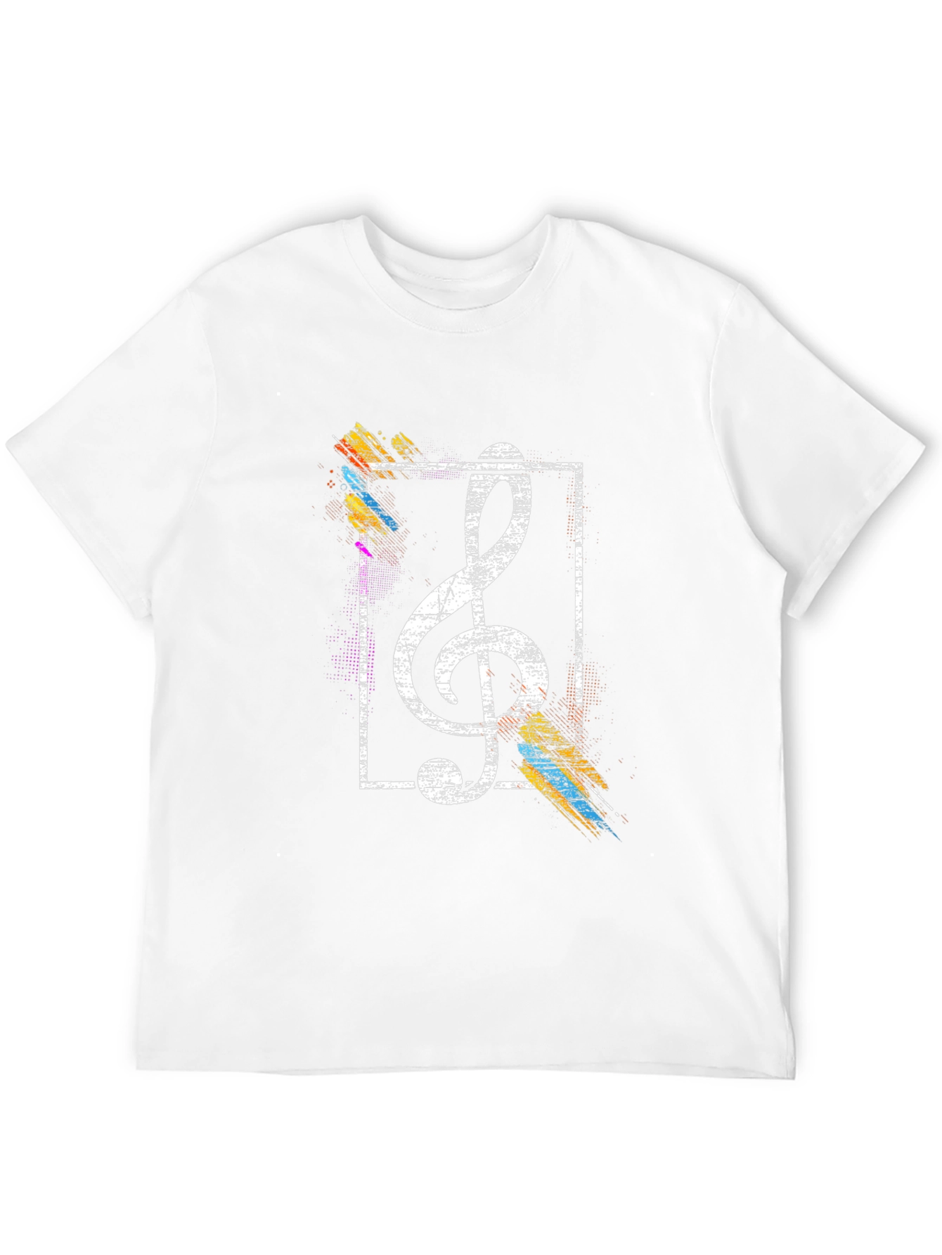 Treble Clef Graphic Tee - Modern Music Lover Shirt